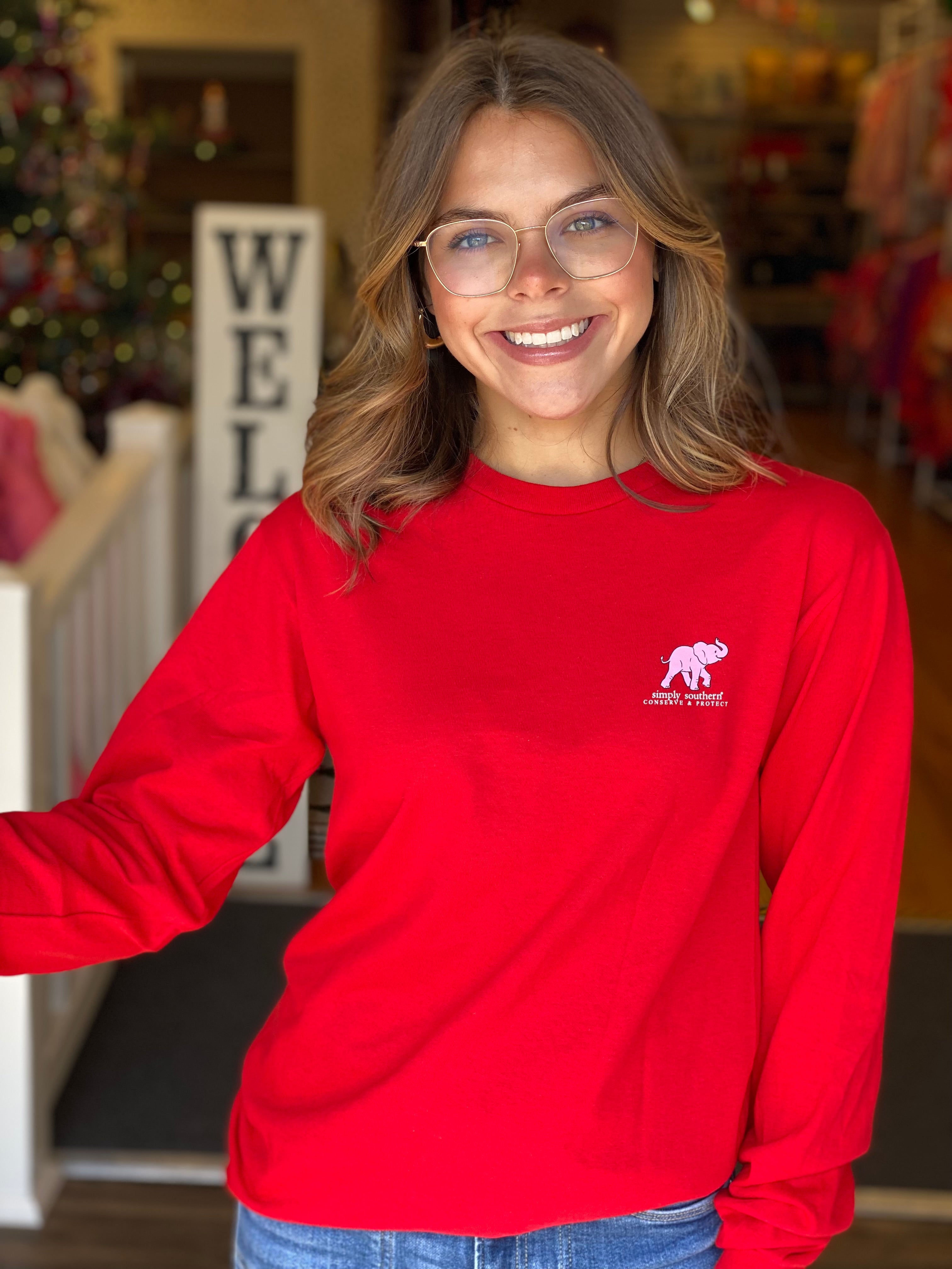 Simply Southern Christmas Long Sleeve Tee