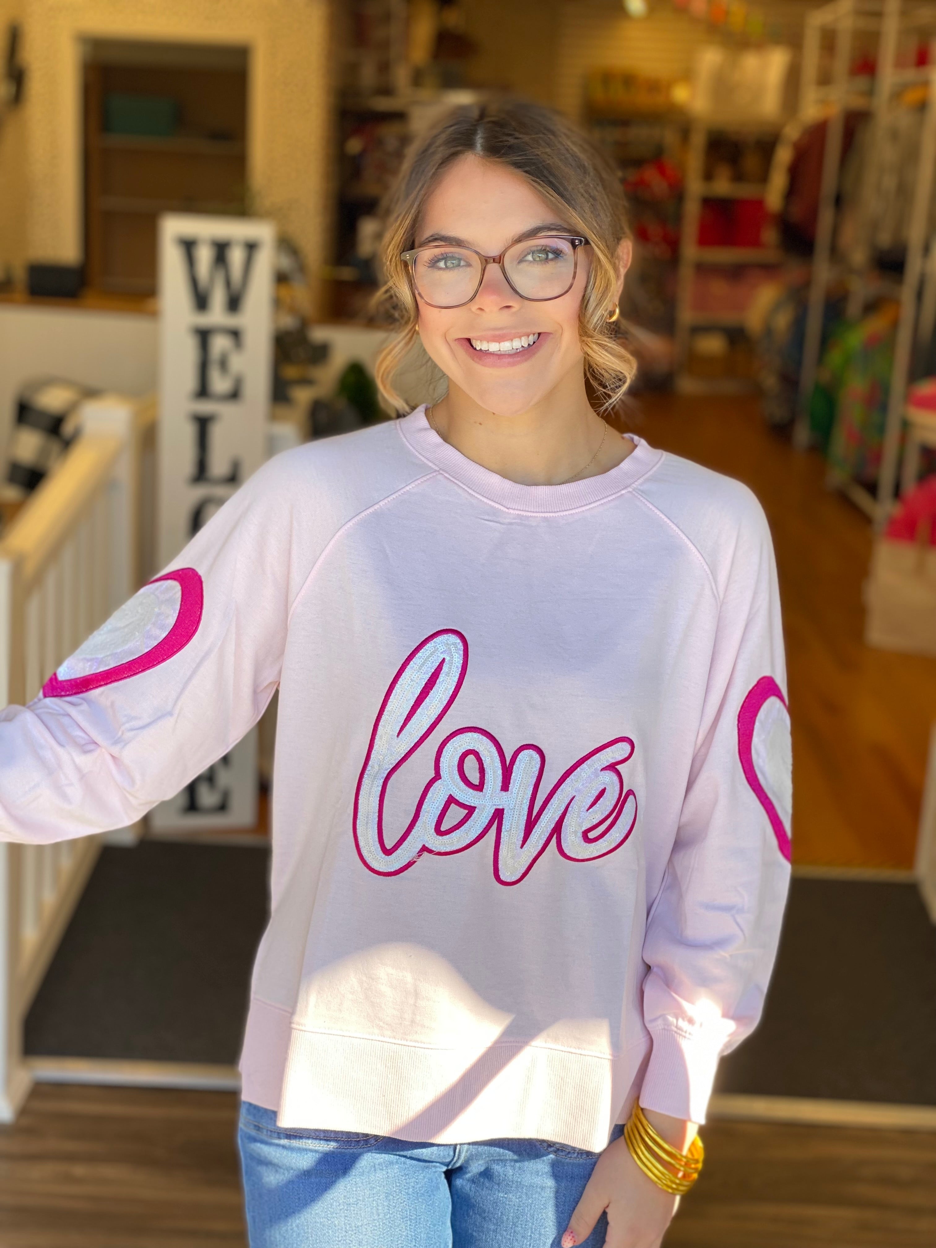 Mary Square Katie Sweatshirt - Love