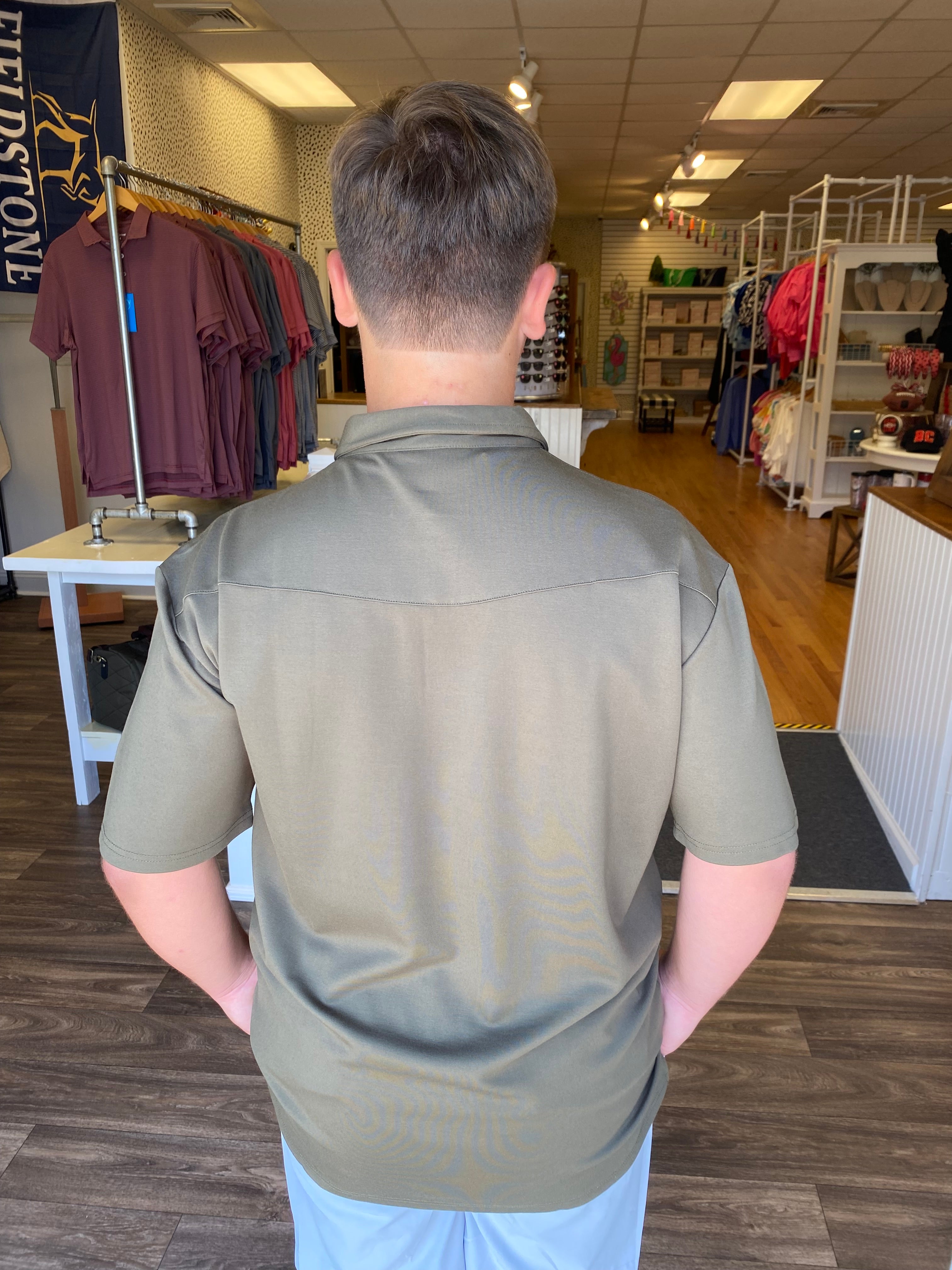 Wildgame Solid Polo - Green