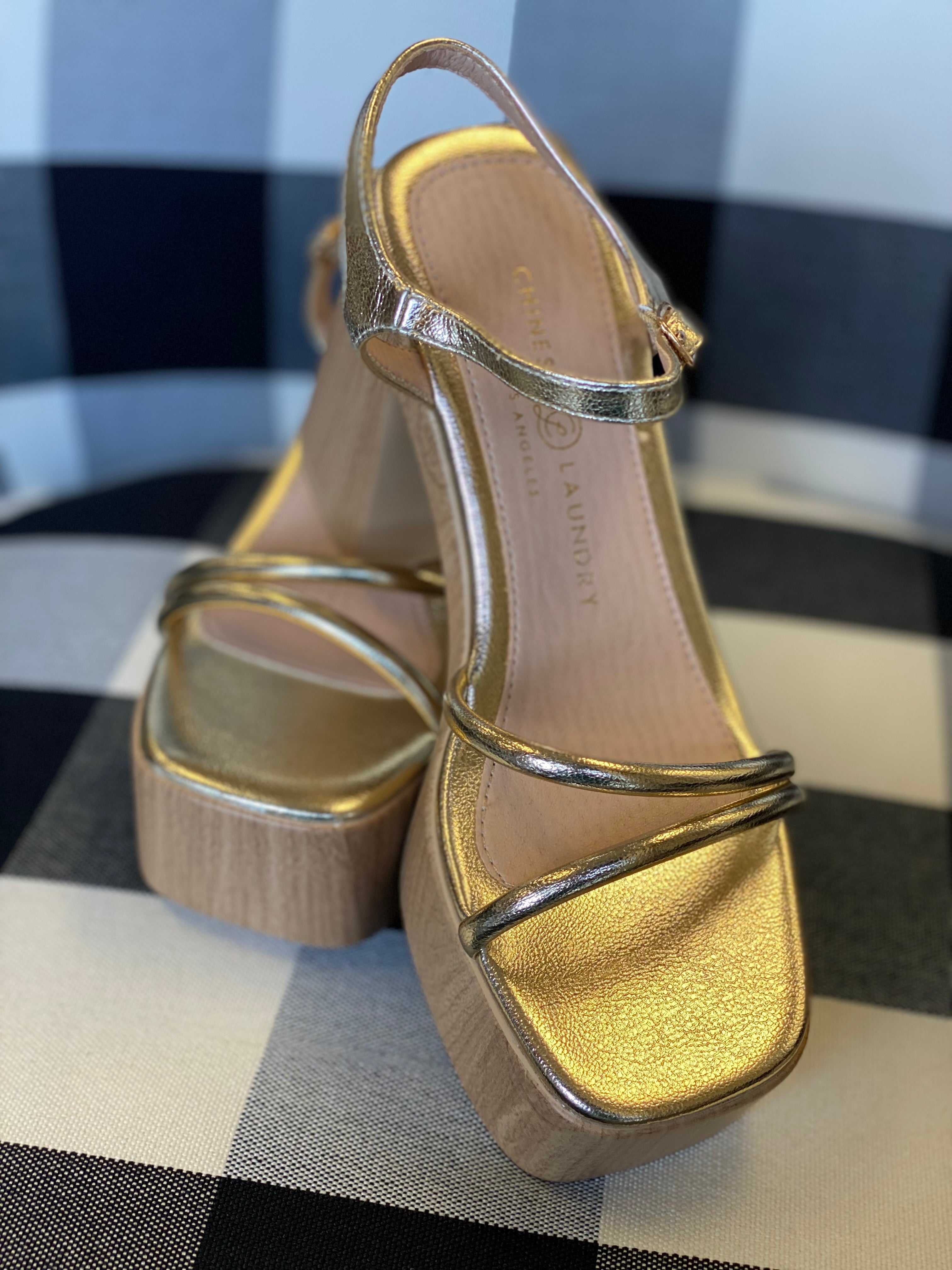 Chinese Laundry Avianna Sandals - Gold