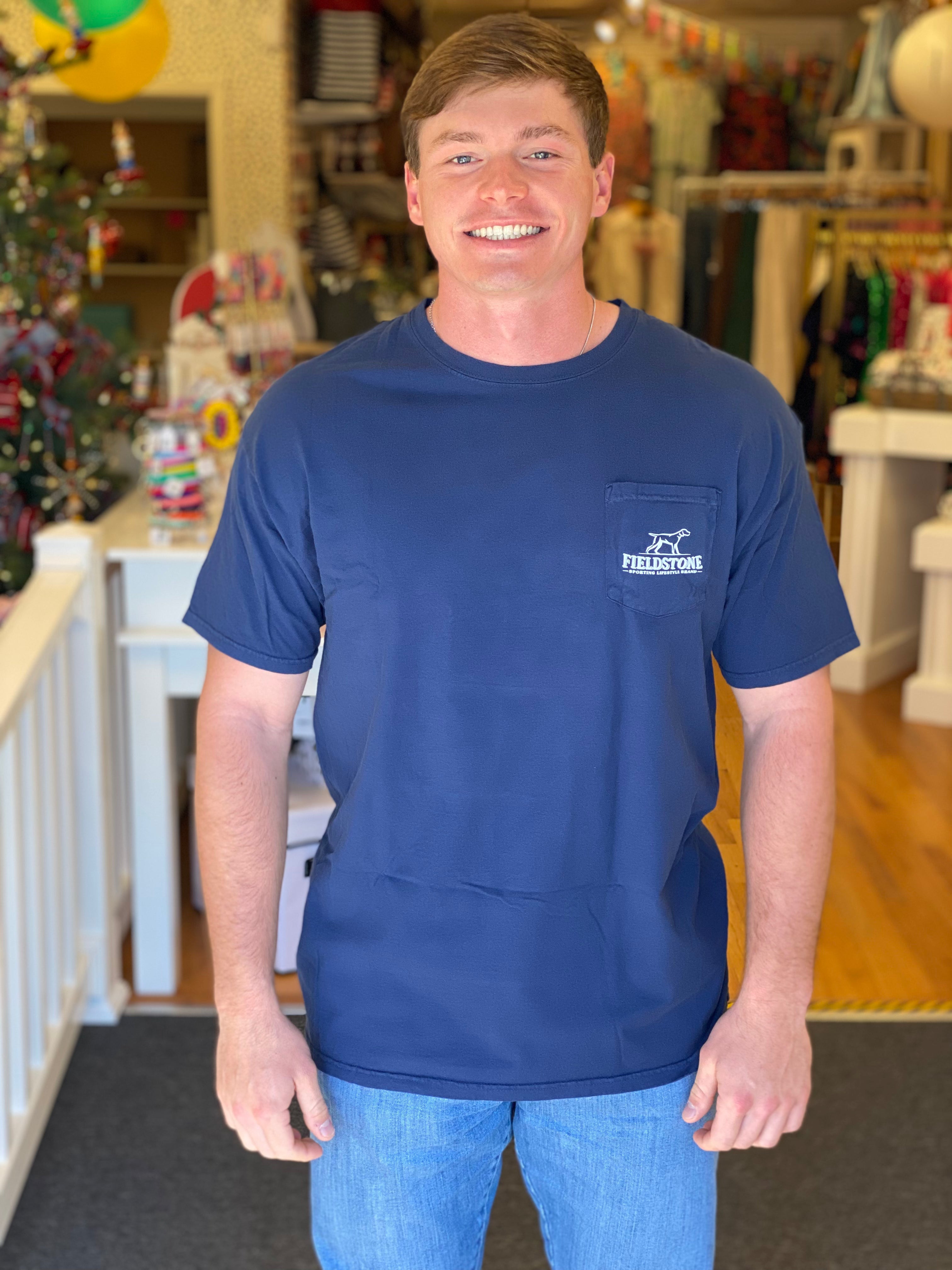 Fieldstone Dogs and Ducks Short Sleeve Tee