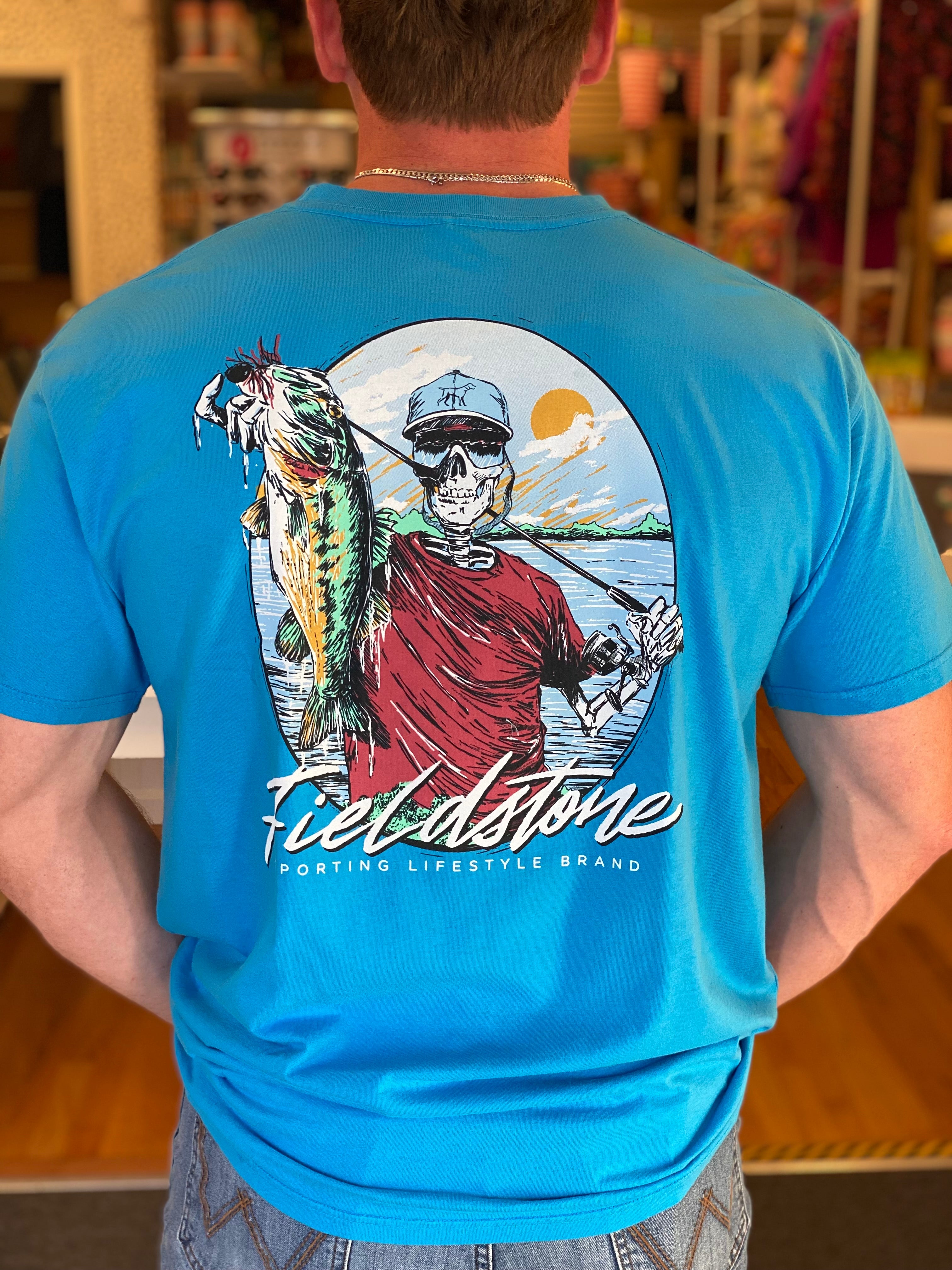 Fieldstone Short Sleeve Tee - Bass Fisherman