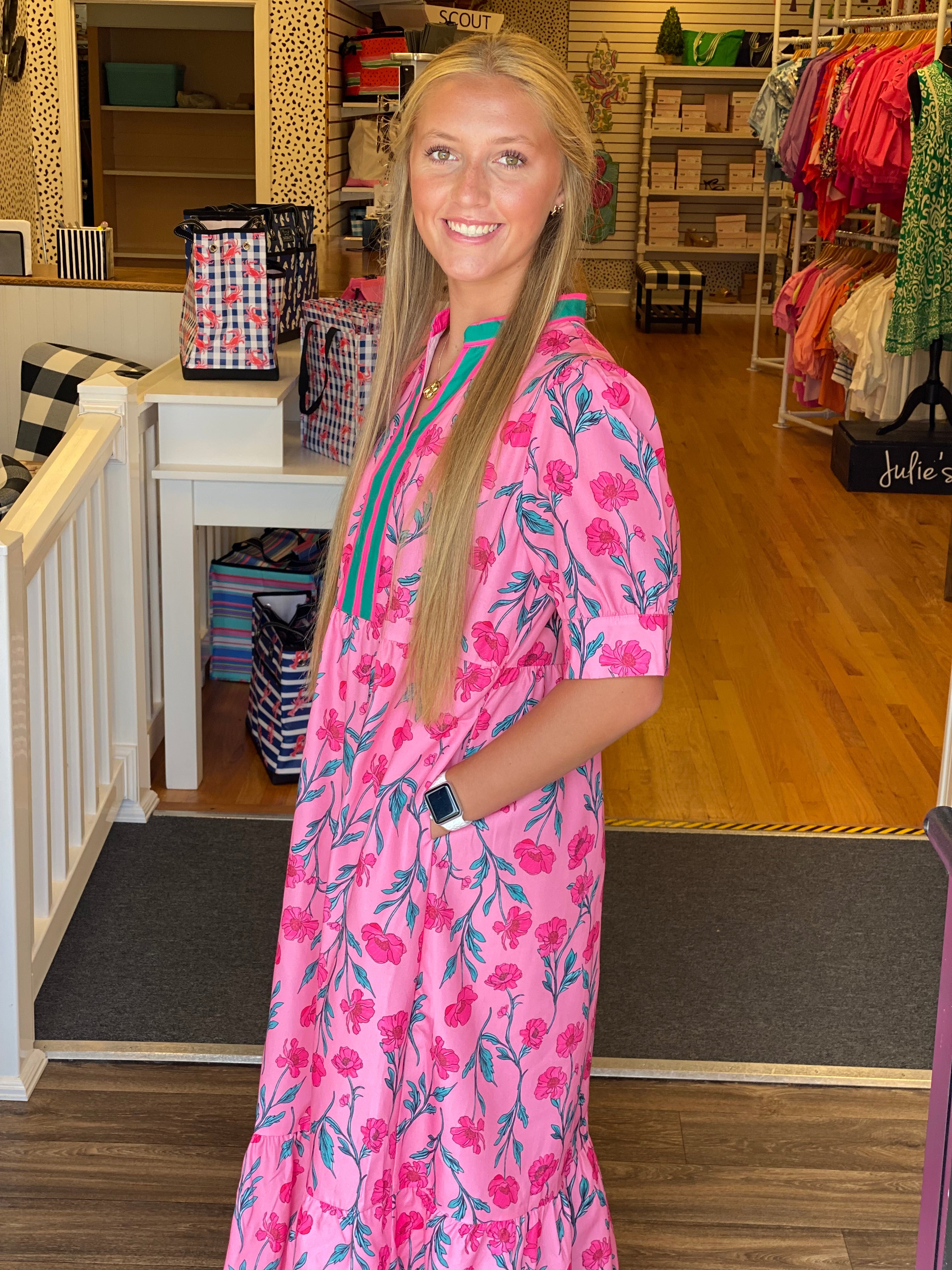 Pretty In Pink Floral Dress