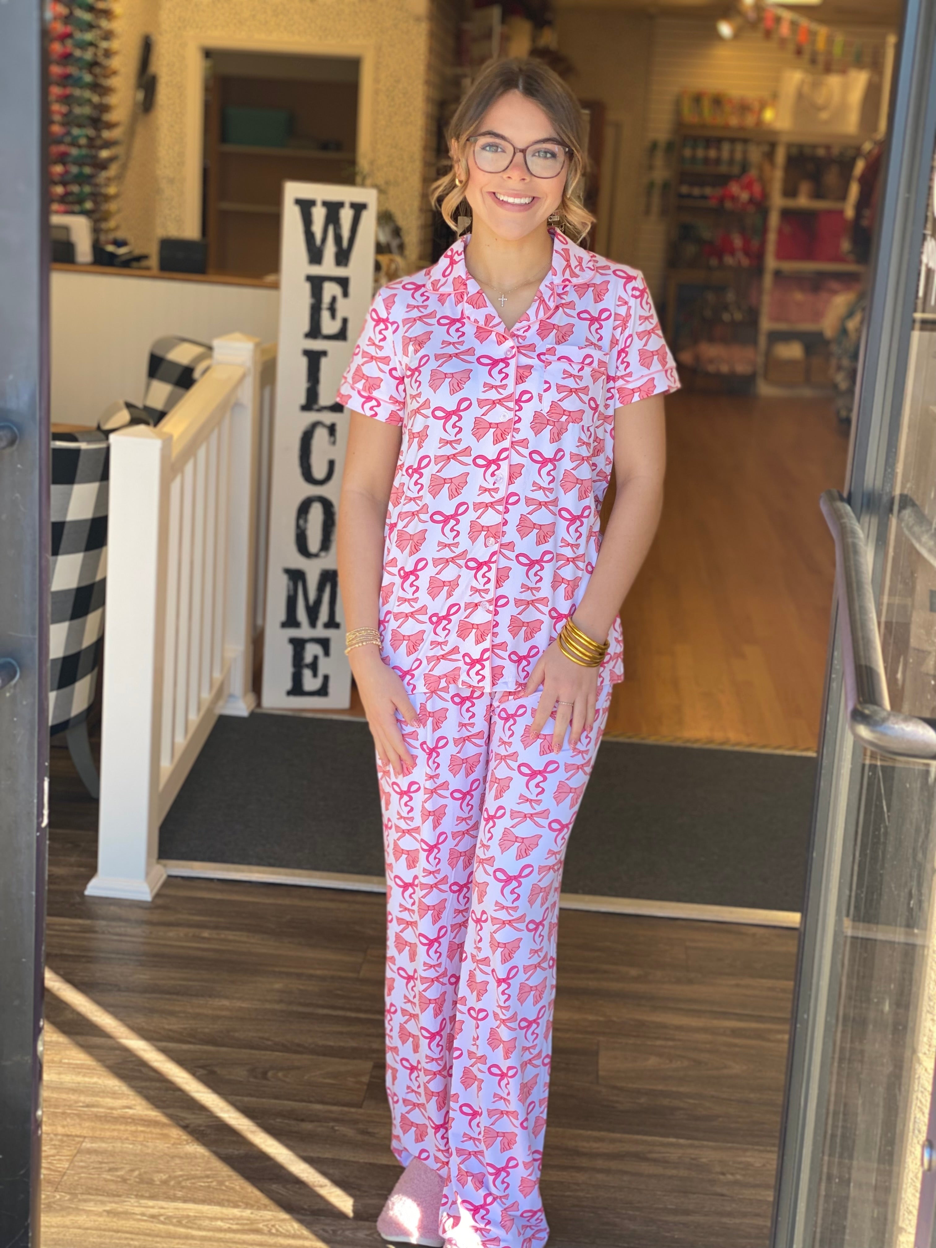 Sutton Bow Sleep Pant Set