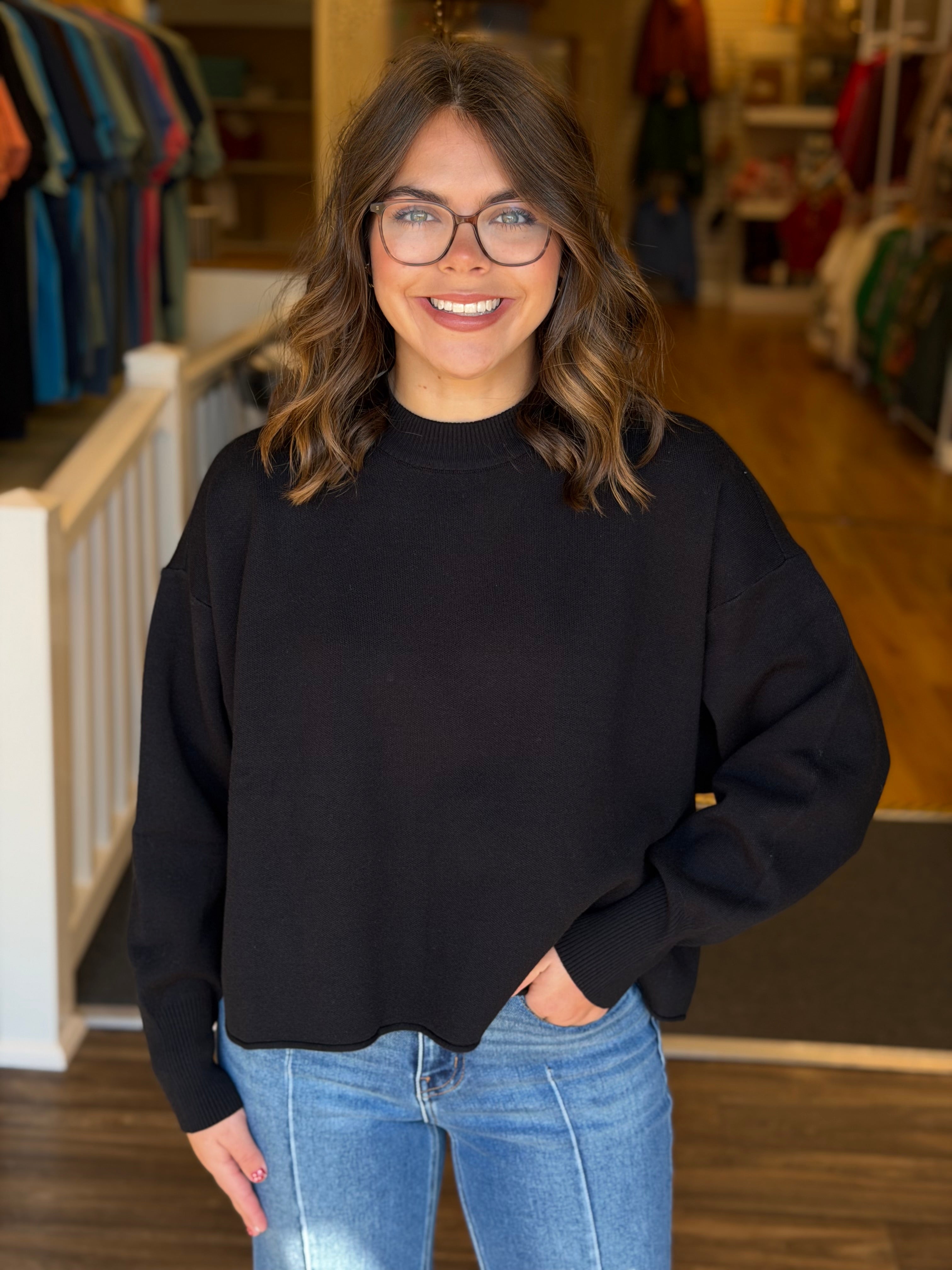 Winter Days Sweater - Black