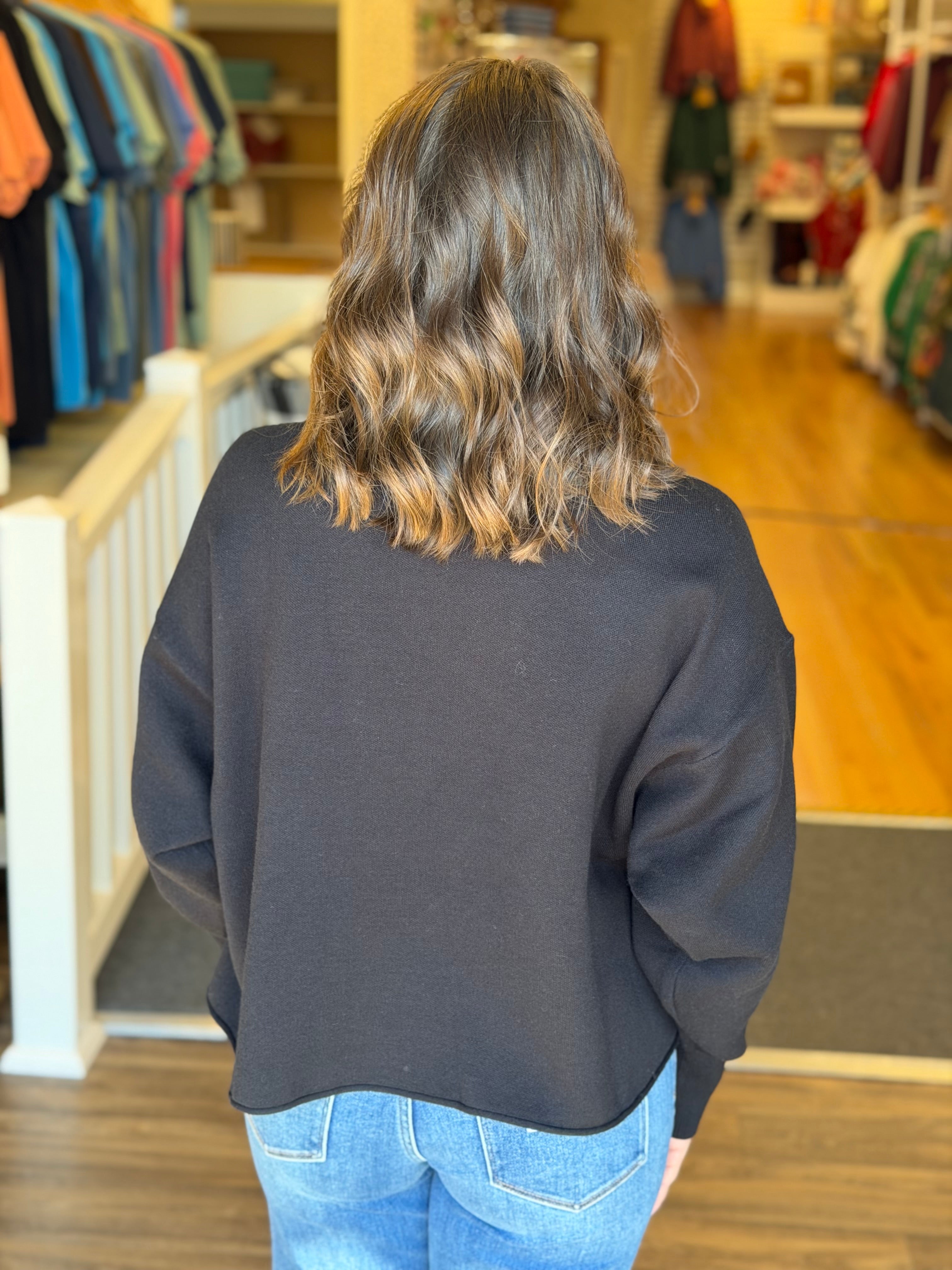 Winter Days Sweater - Black