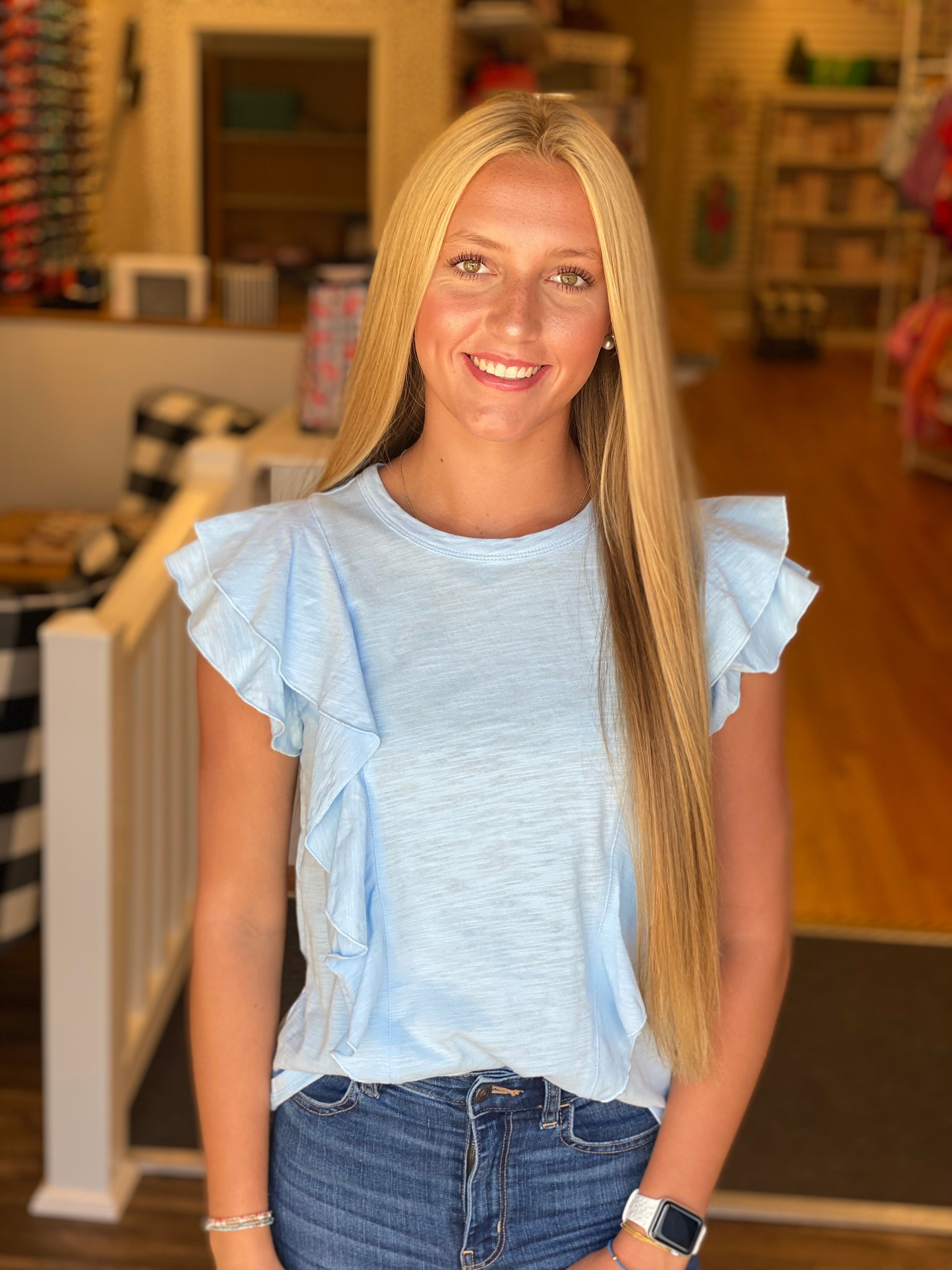 The Best Day Top - Blue