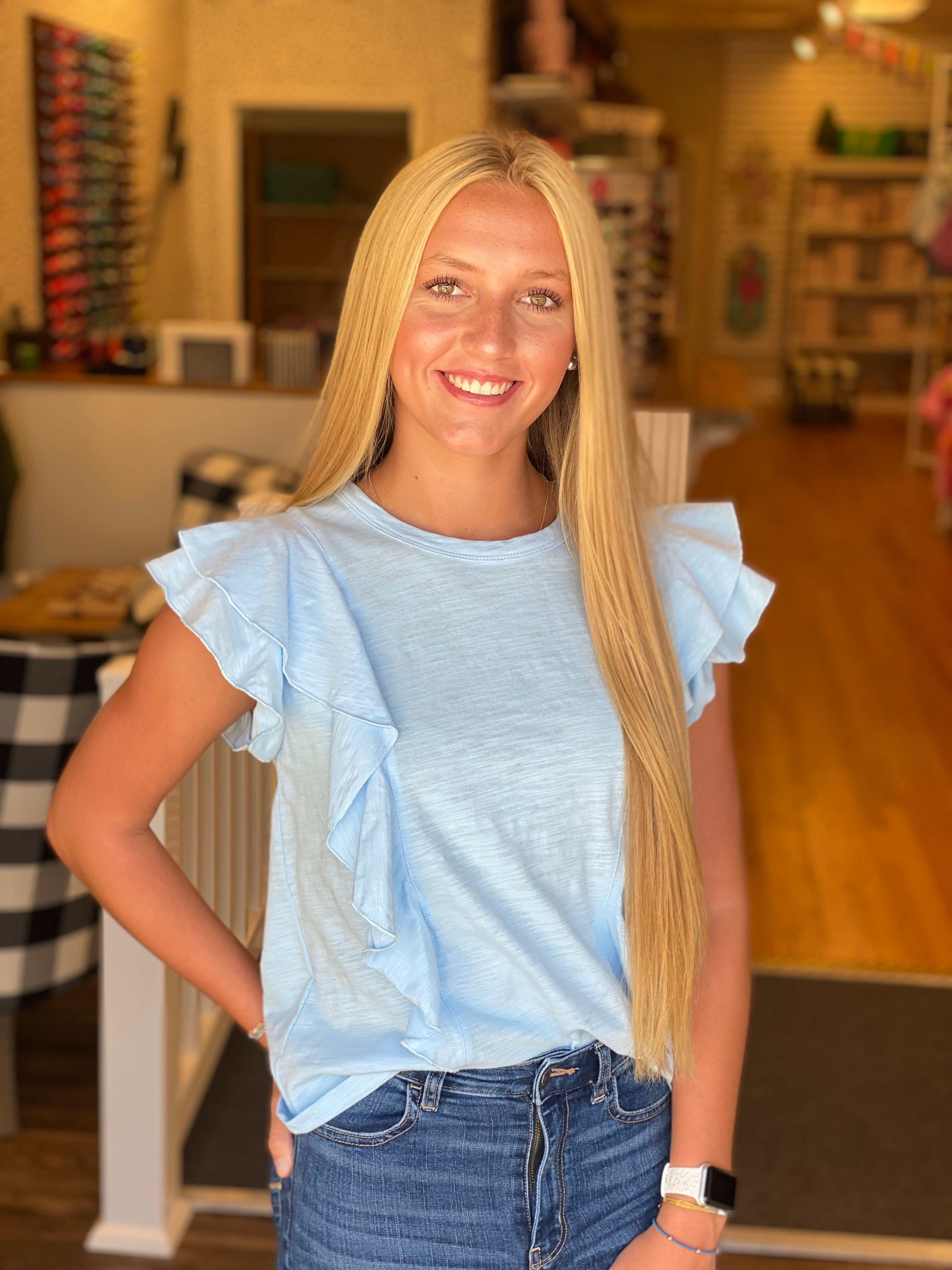 The Best Day Top - Blue