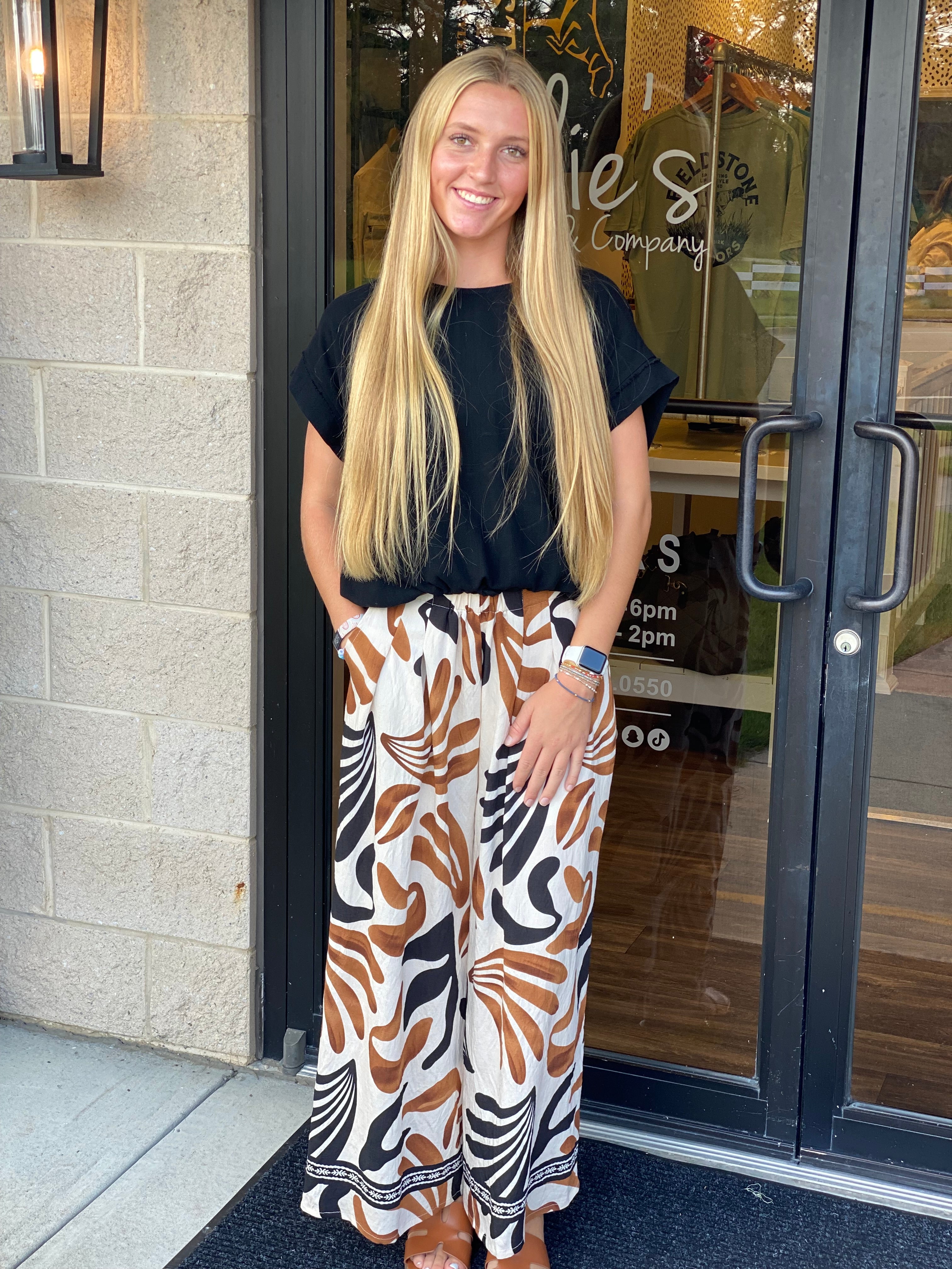 Off To Market Pants - Taupe