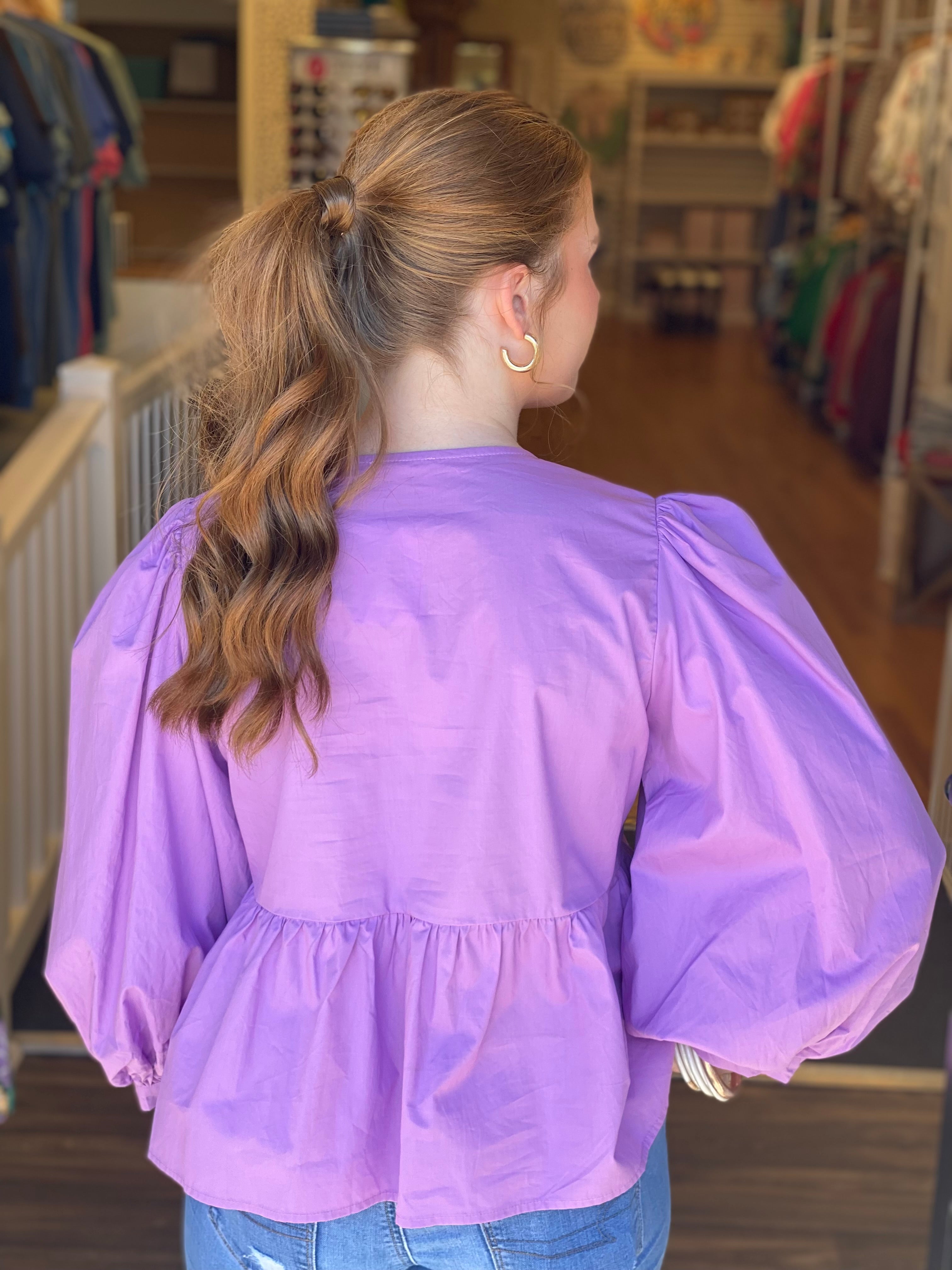 Picture Perfect Top - Lavender