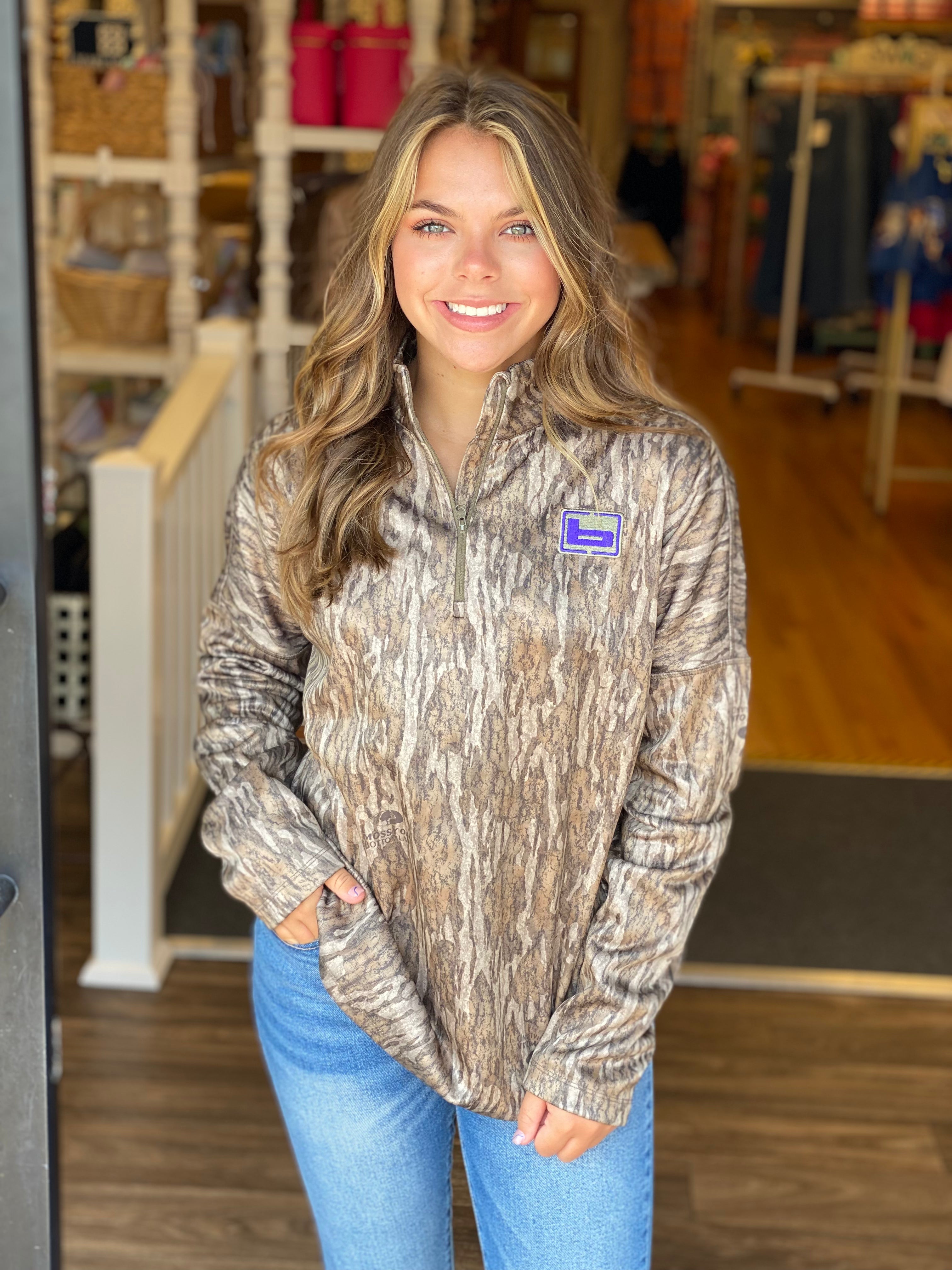 Banded Women's Tec Fleece 1/4 Zip - Bottomland