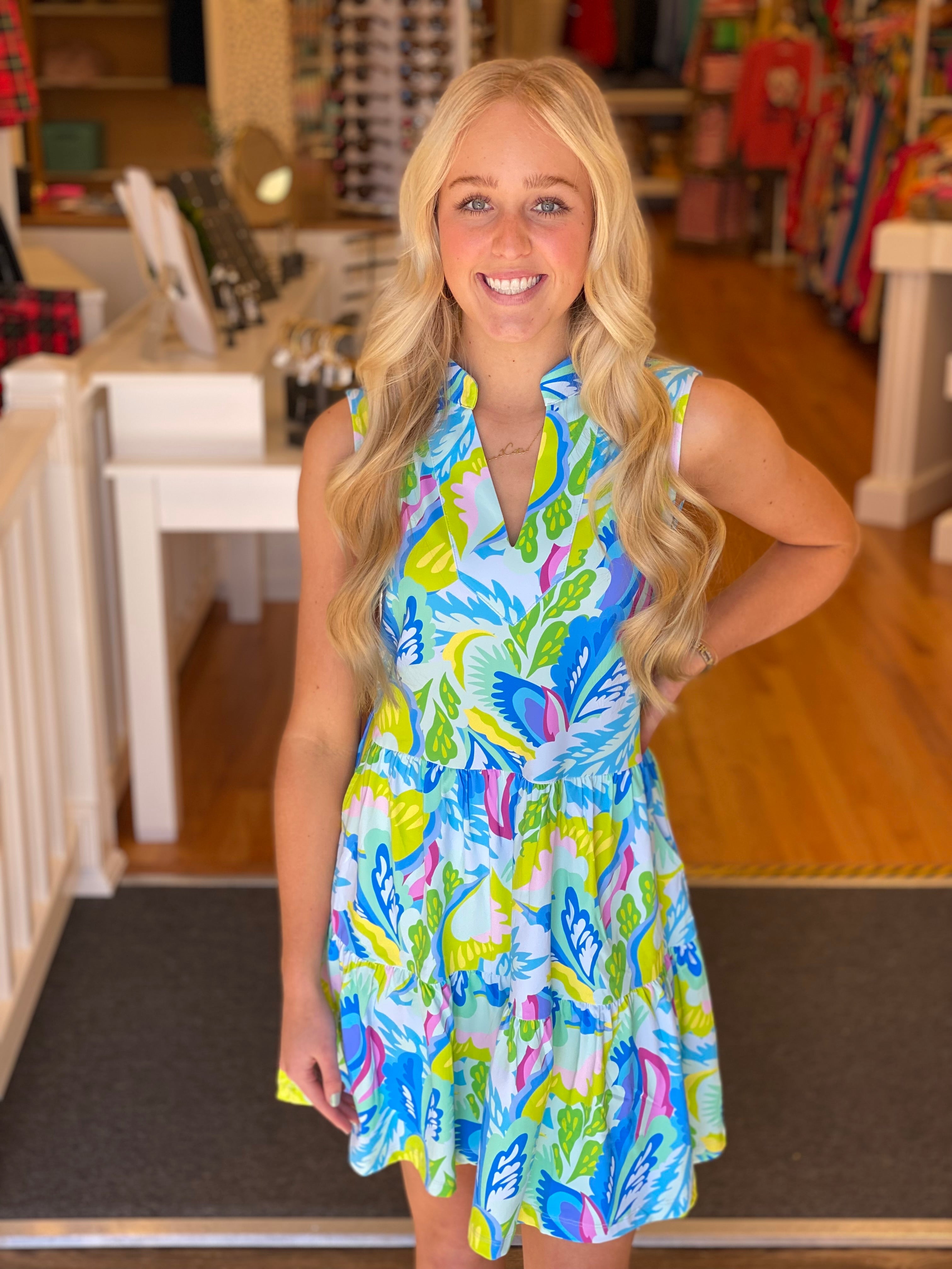 Mary Square Newport Dress - Chase the Tide