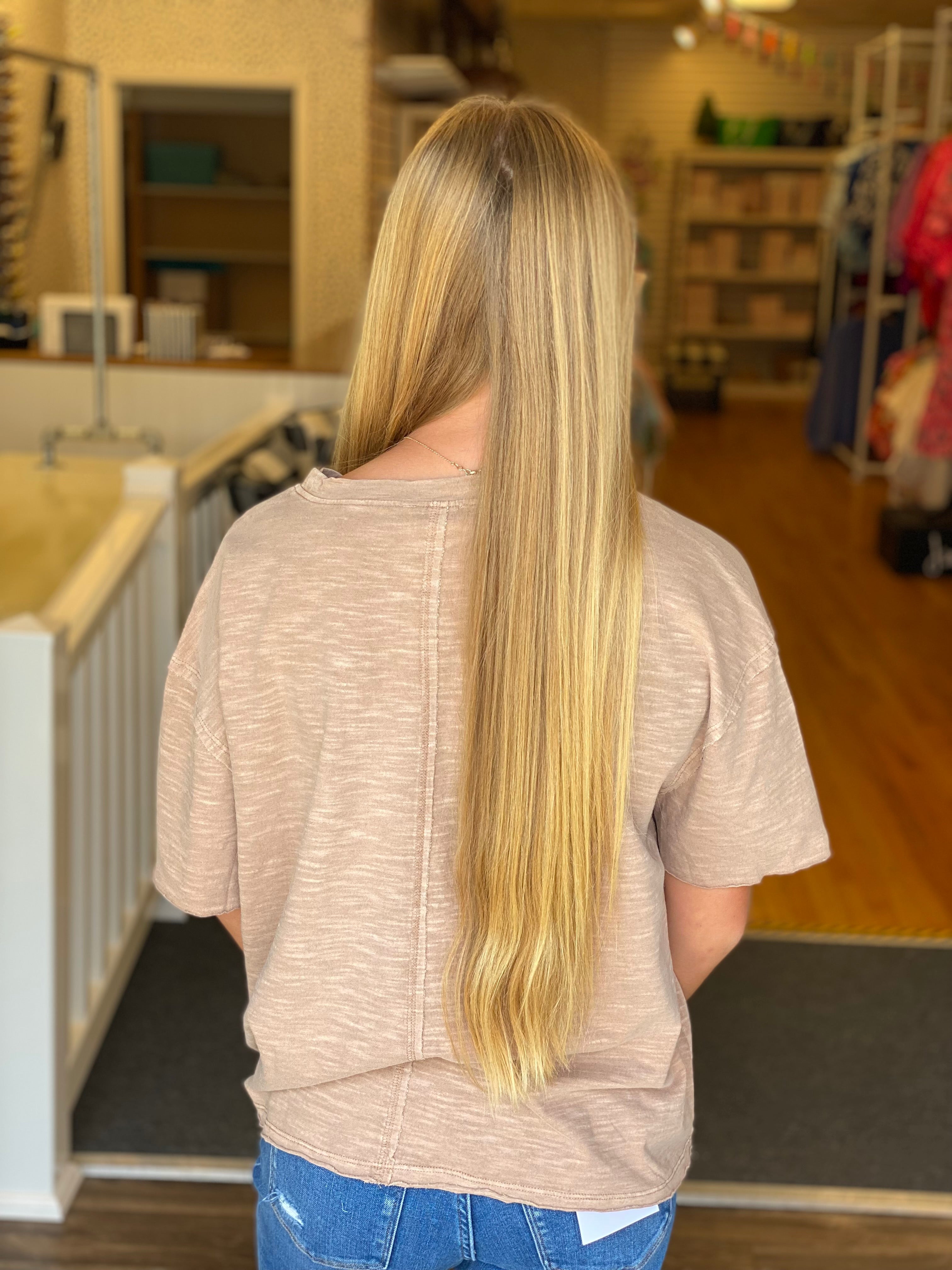 On The Go Top - Taupe