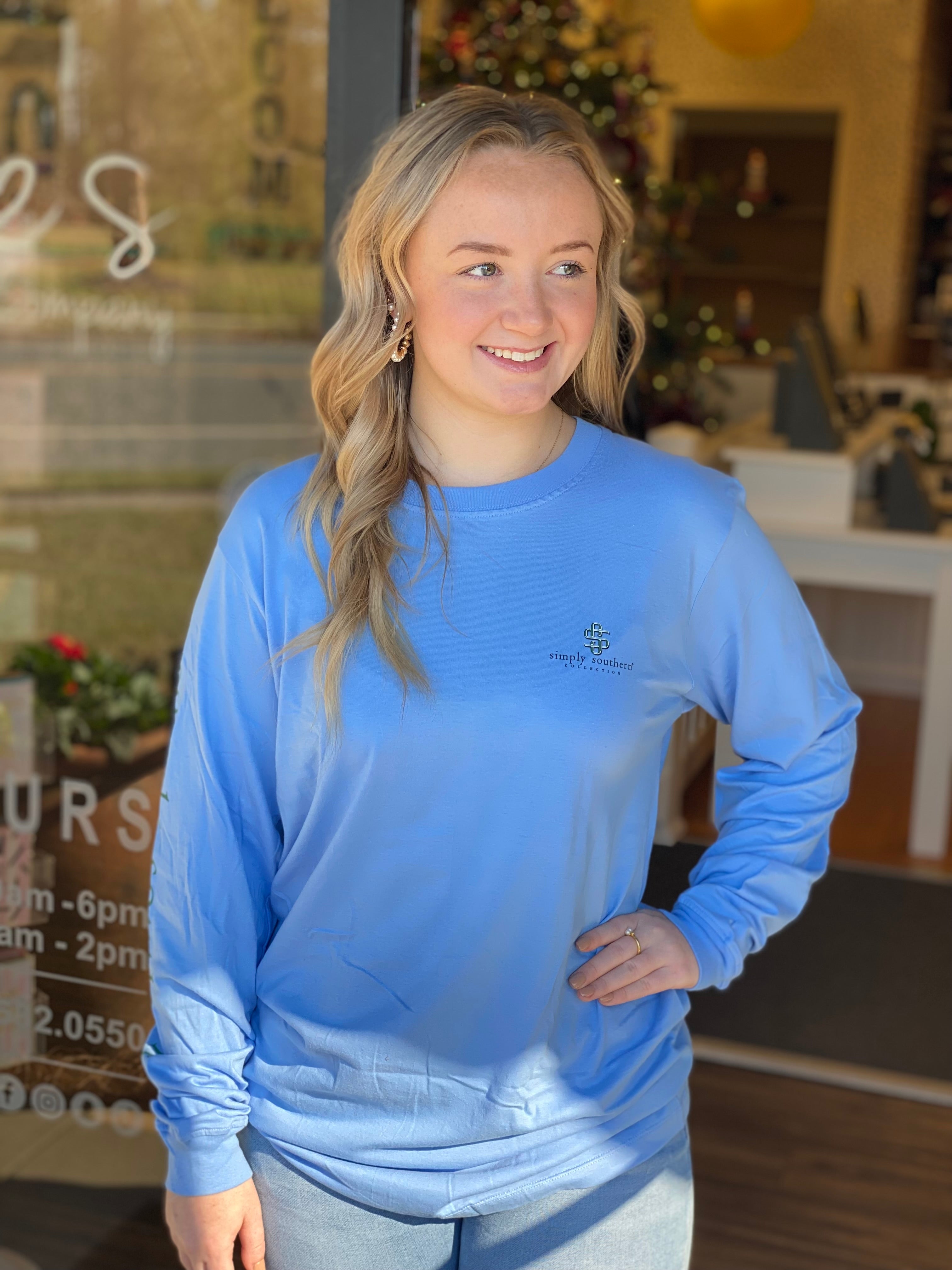 Simply Southern Doodle Car Long Sleeve Tee