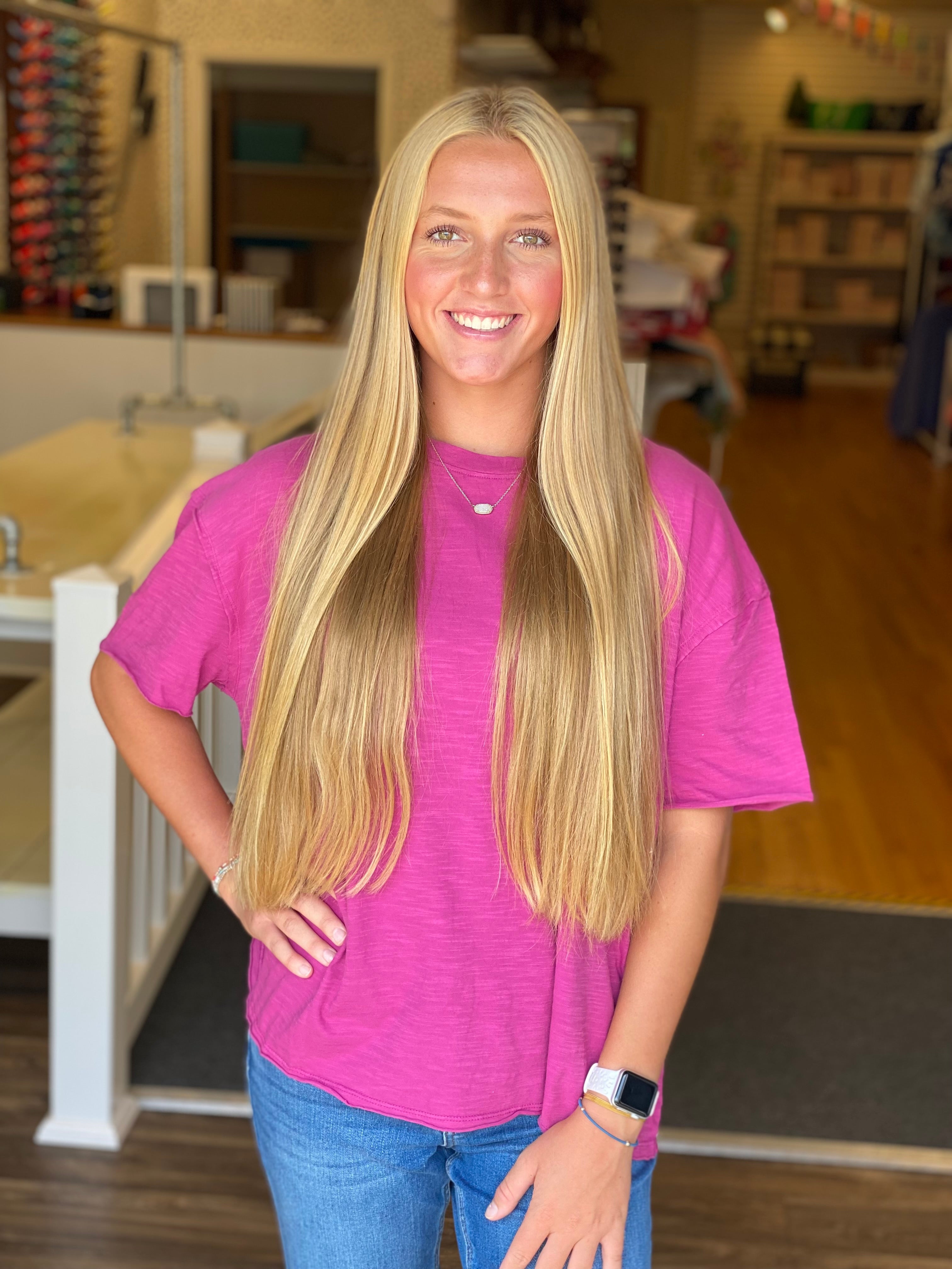 On The Go Top - Magenta