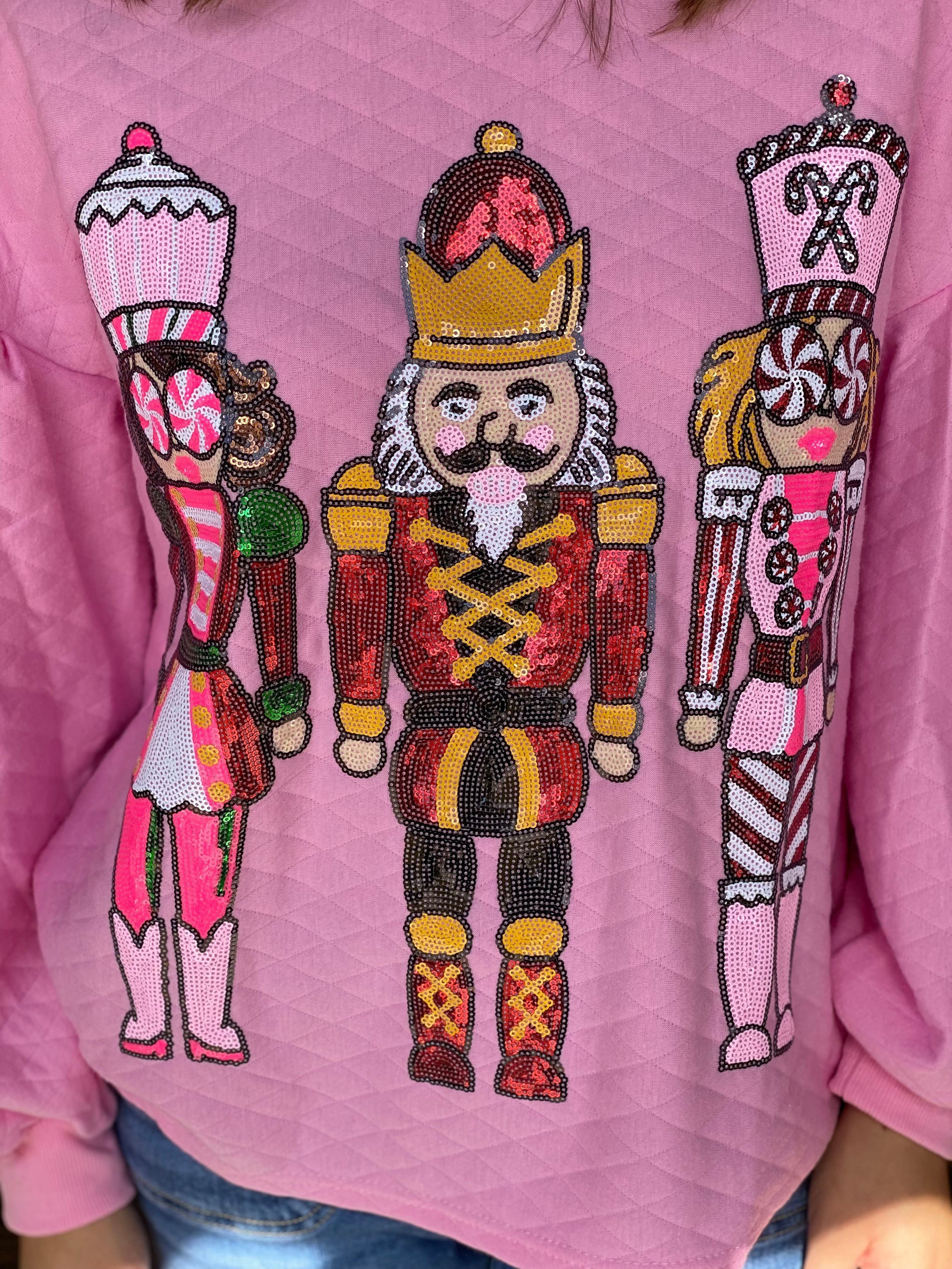 Simply Southern Sequined Nutcracker Sweatshirt