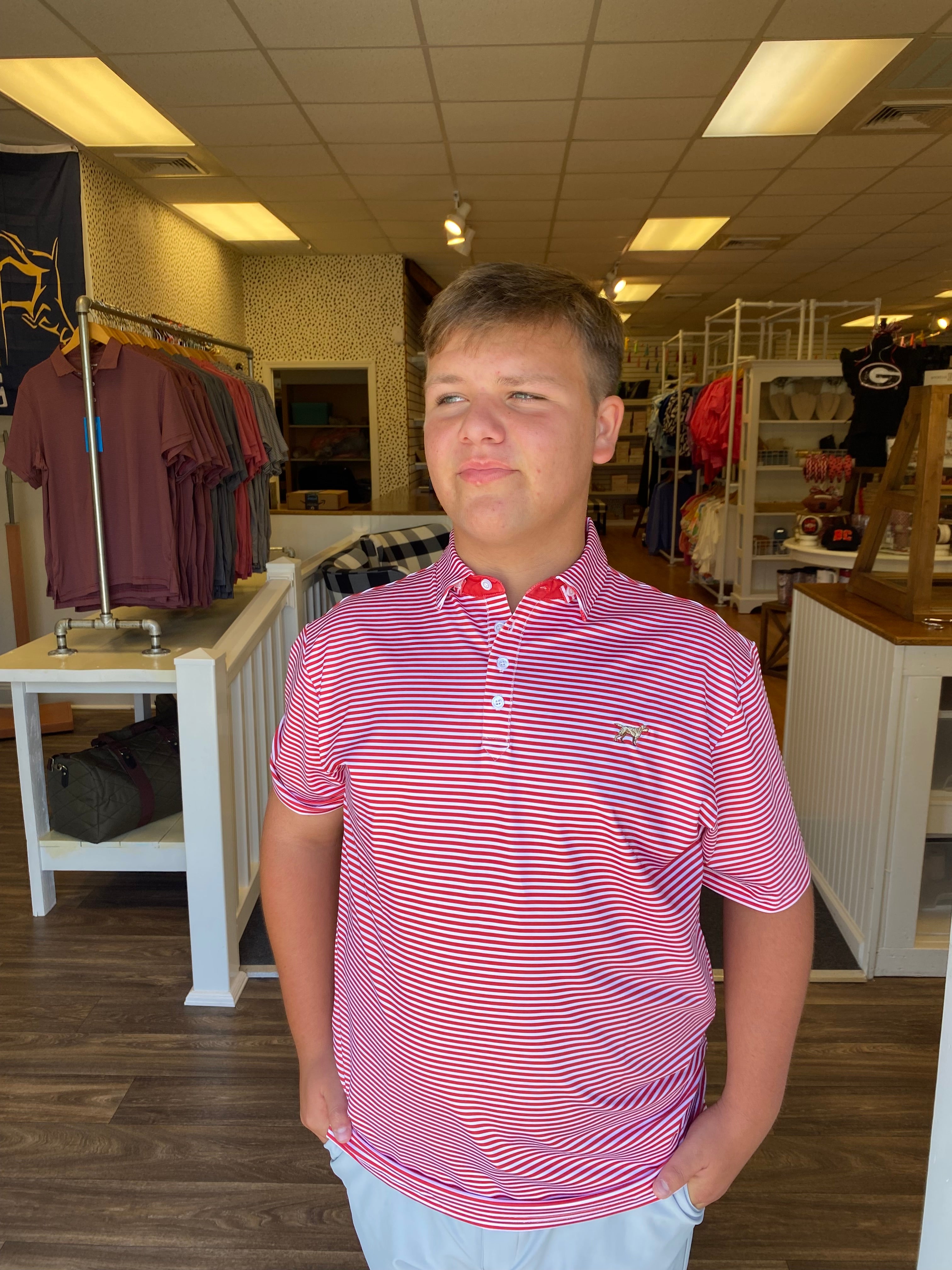 Fieldstone Marshall Polo - Red
