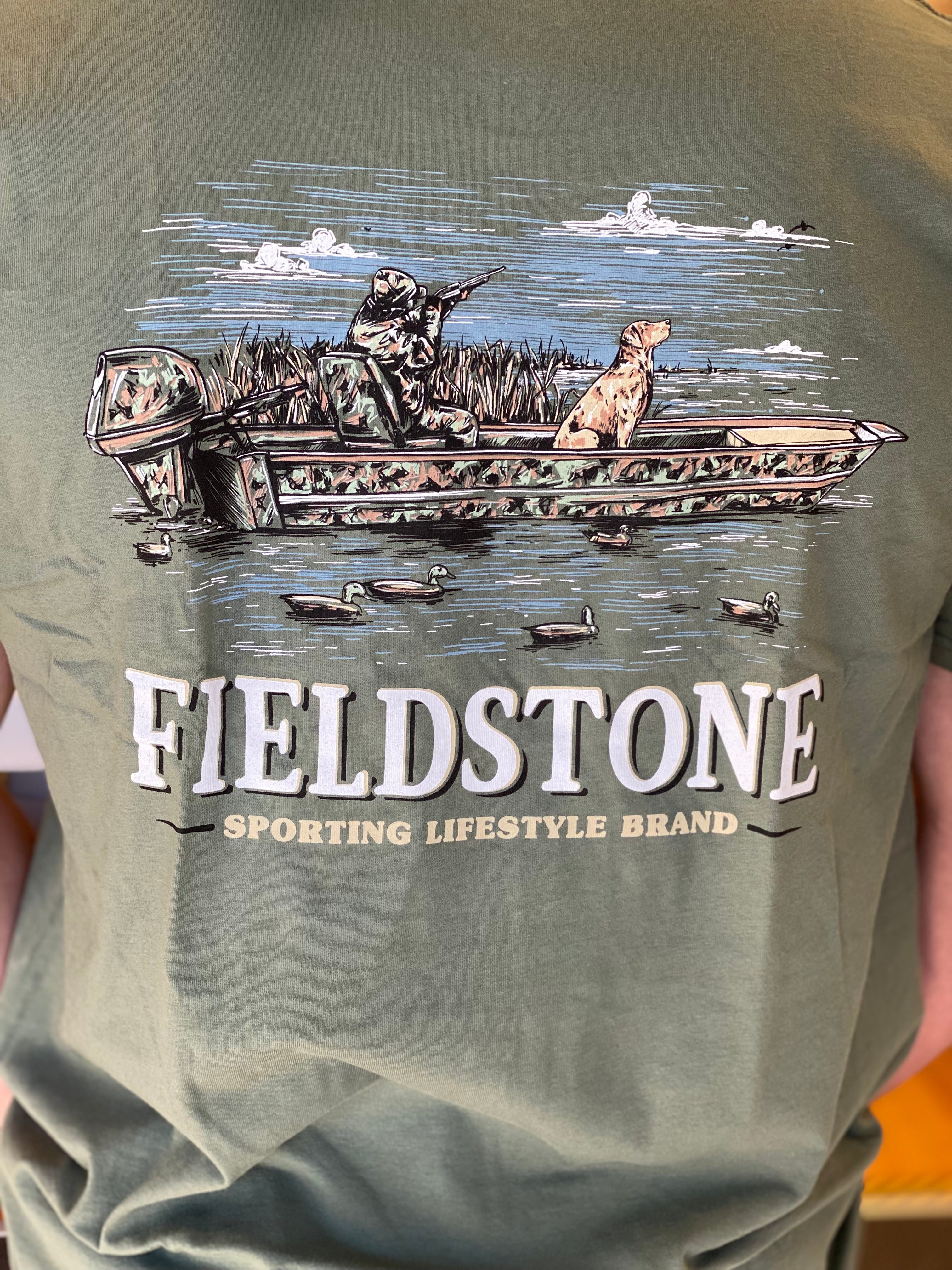 Fieldstone Duck Boat Short Sleeve Tee