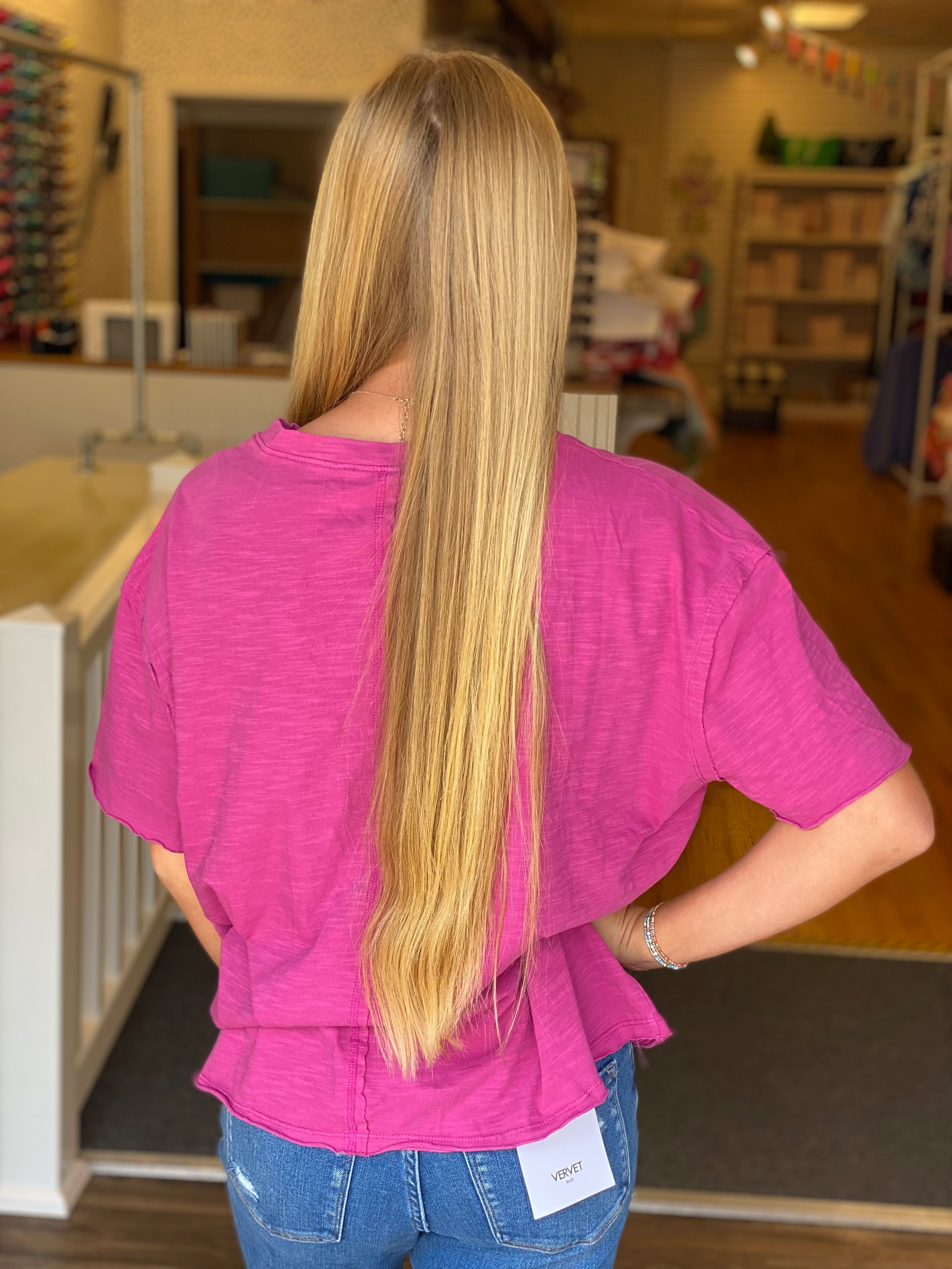 On The Go Top - Magenta