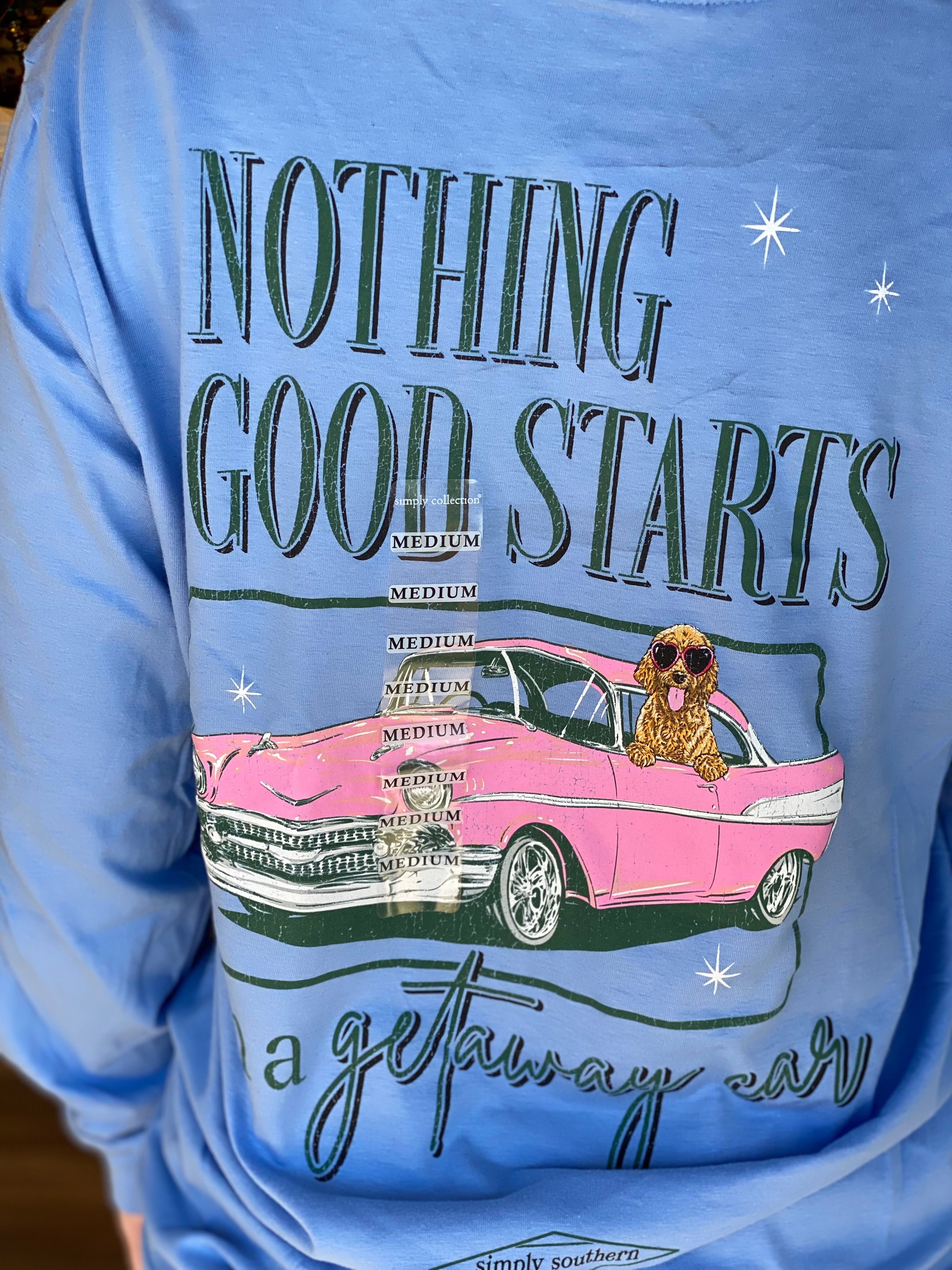 Simply Southern Doodle Car Long Sleeve Tee