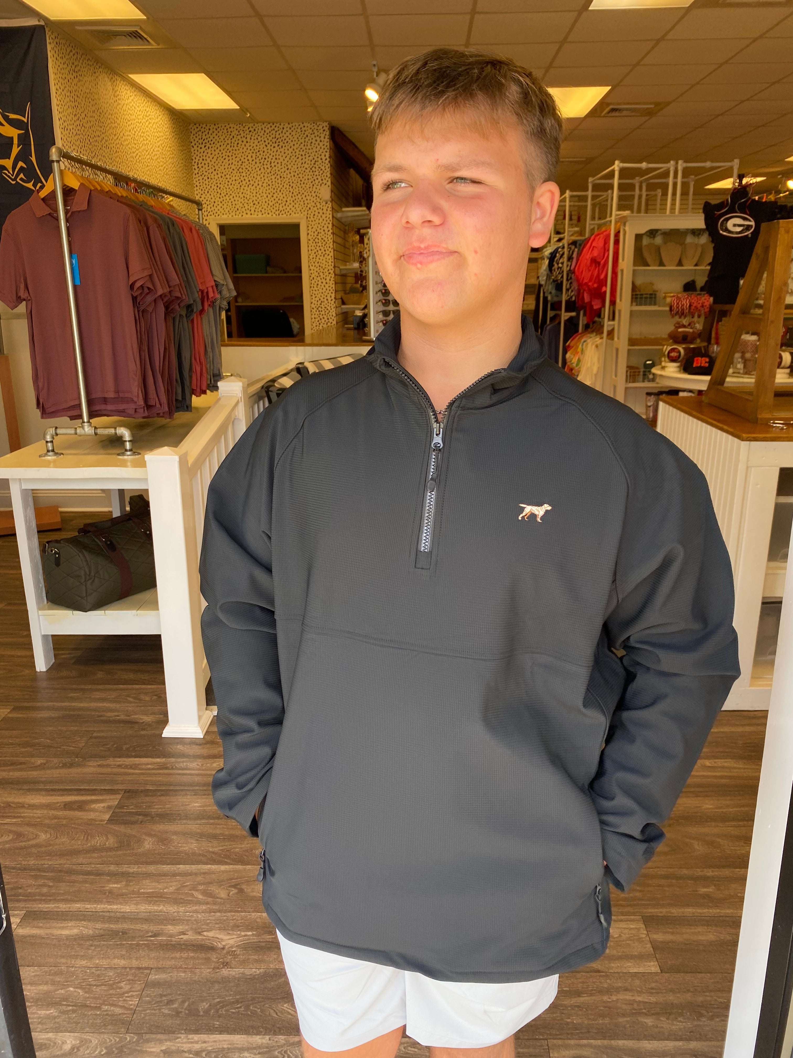 Fieldstone Dogwood Pullover - Black