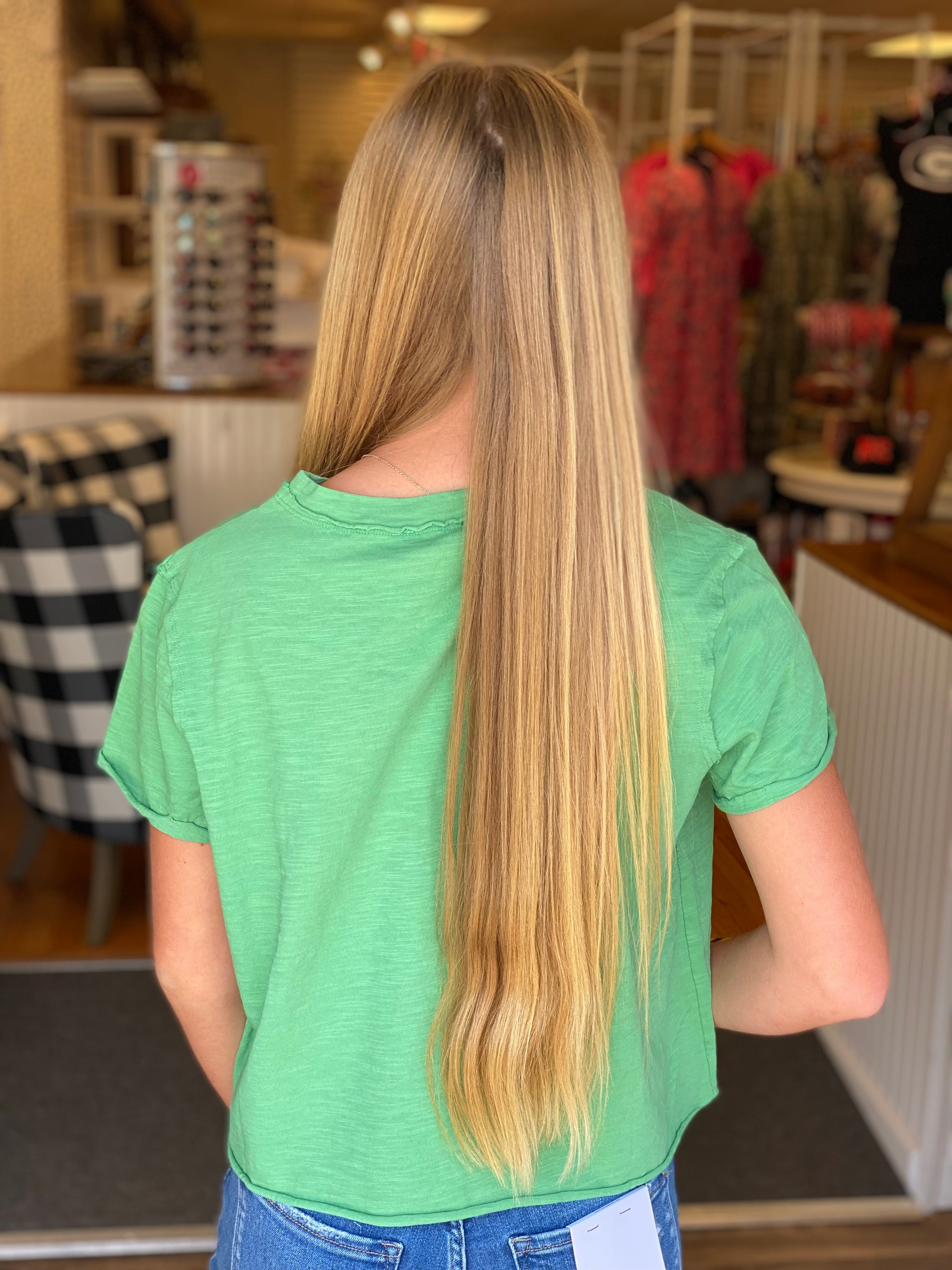 Green with Envy Top