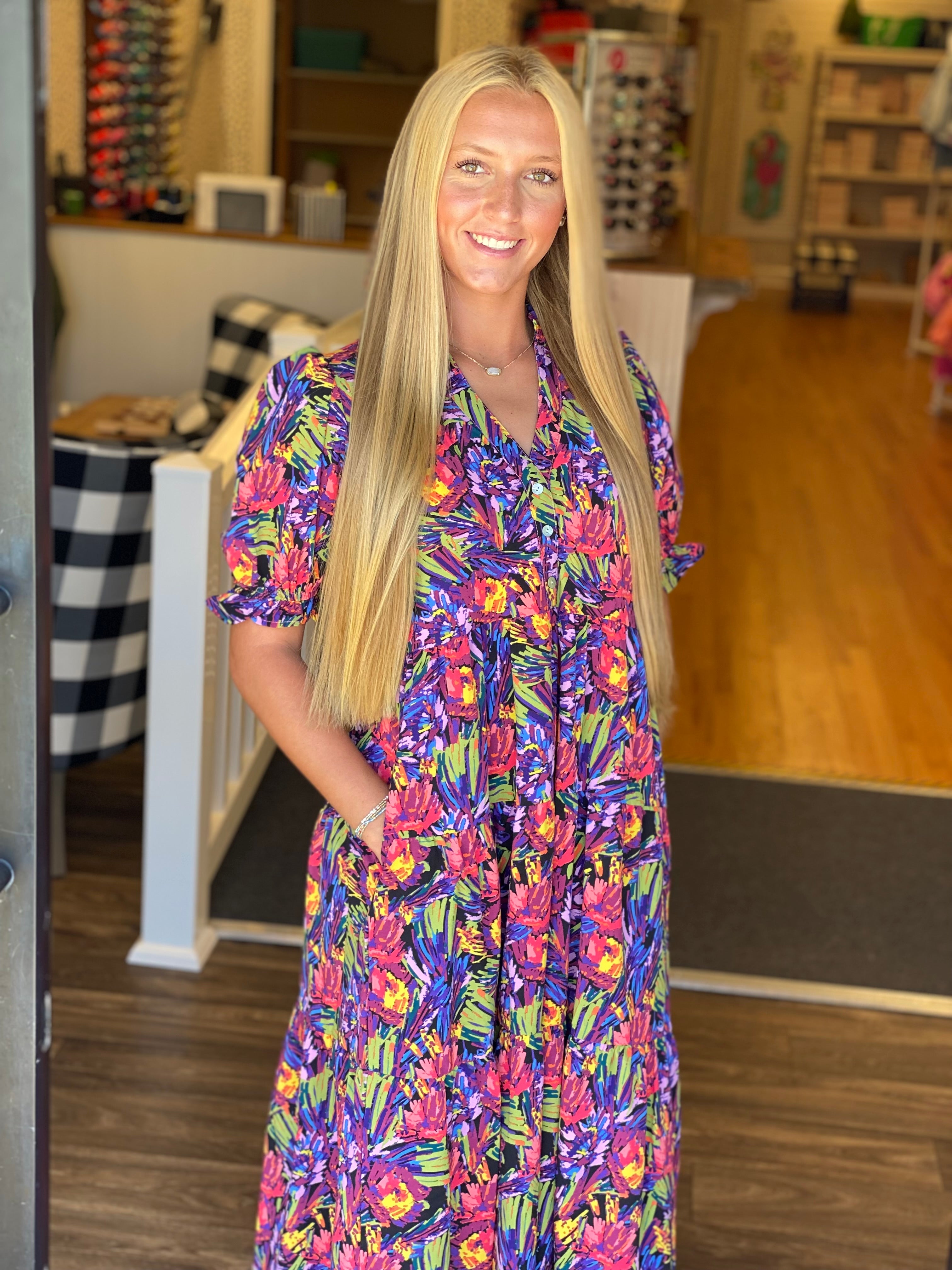 Michelle McDowell Evie Dress - Wanderlust Multi