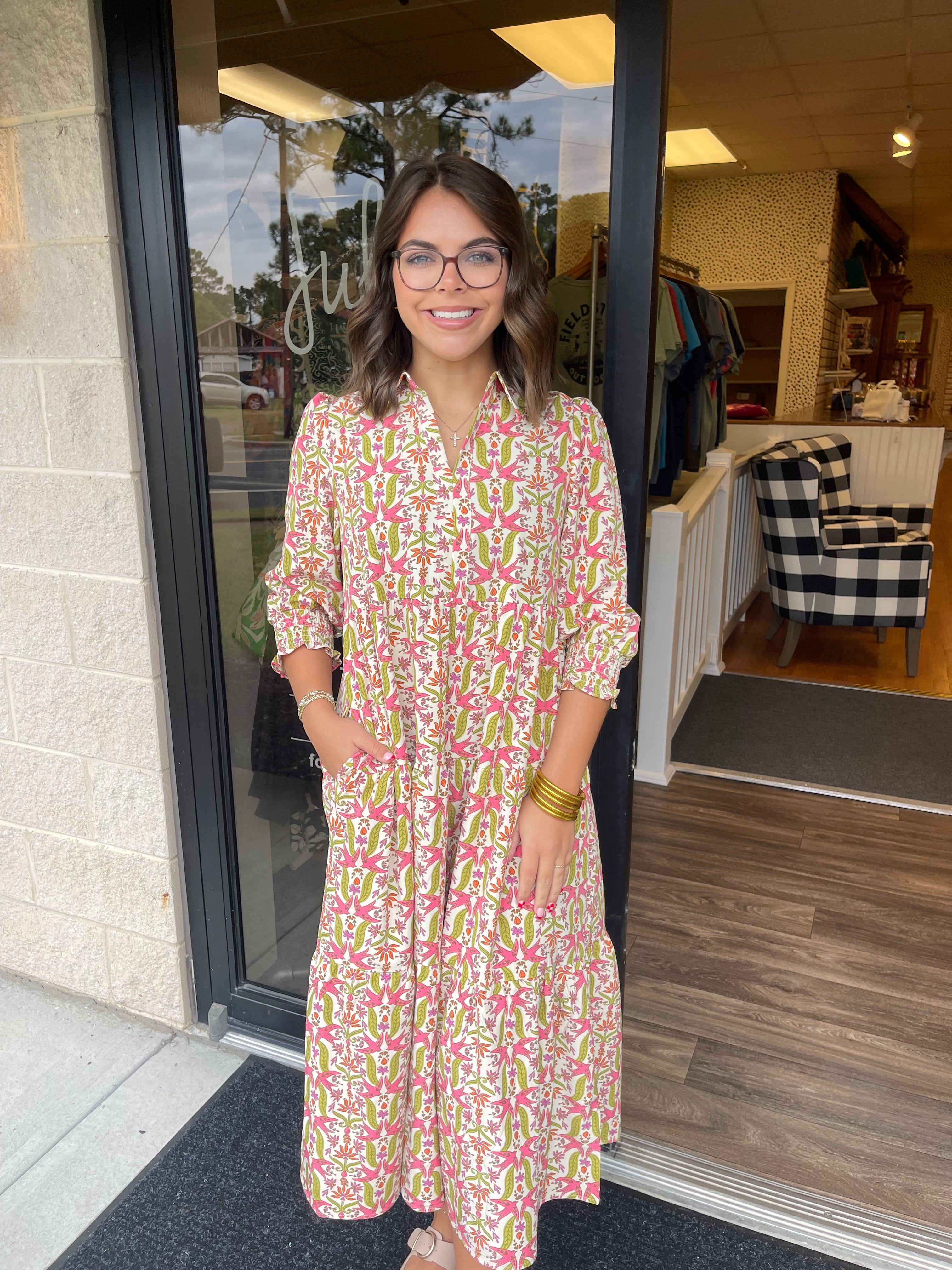 Mary Square Eleanor Dress - Gossemar Wings