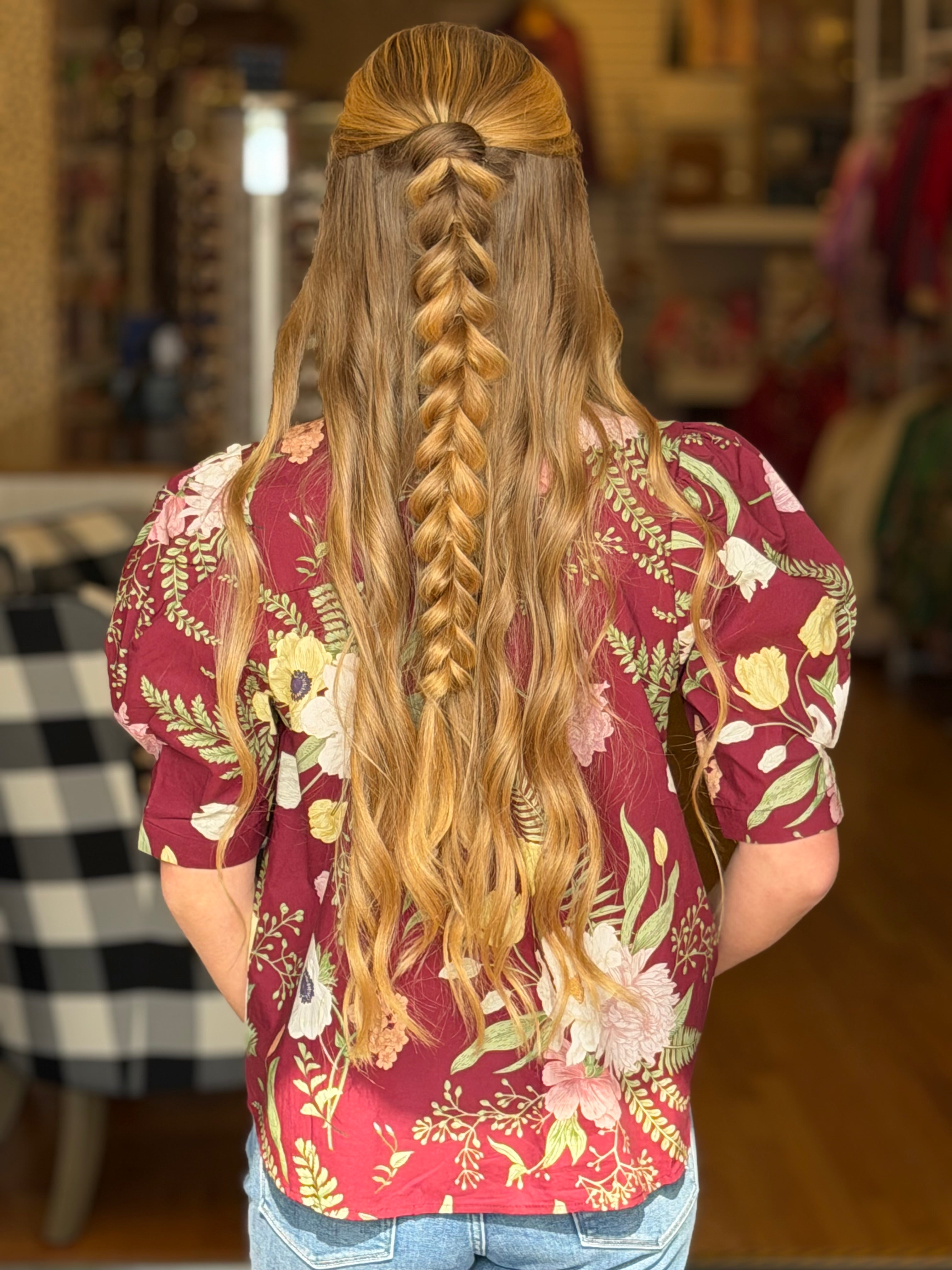 Counting Our Blessings Top - Merlot