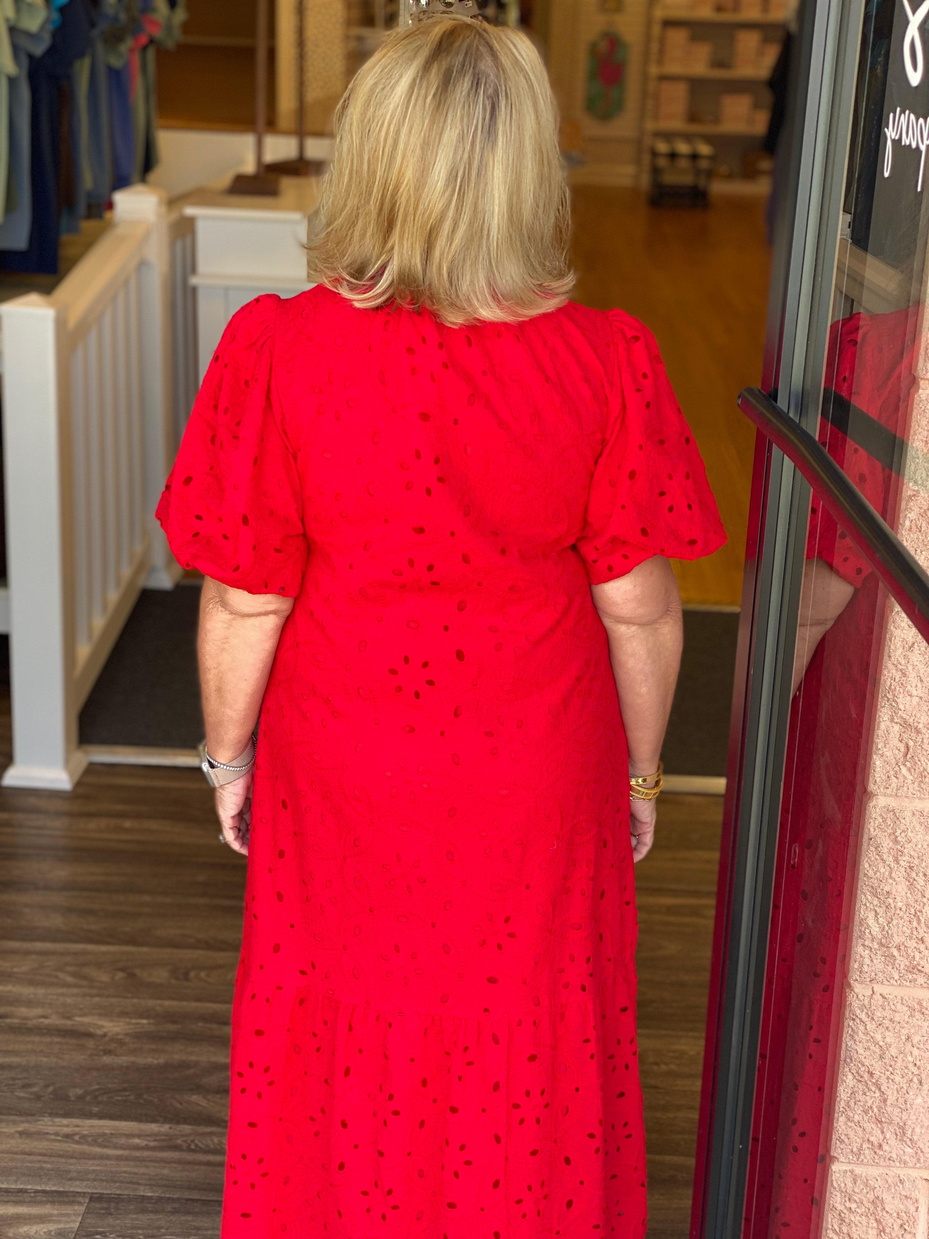 The Betty Dress - Red