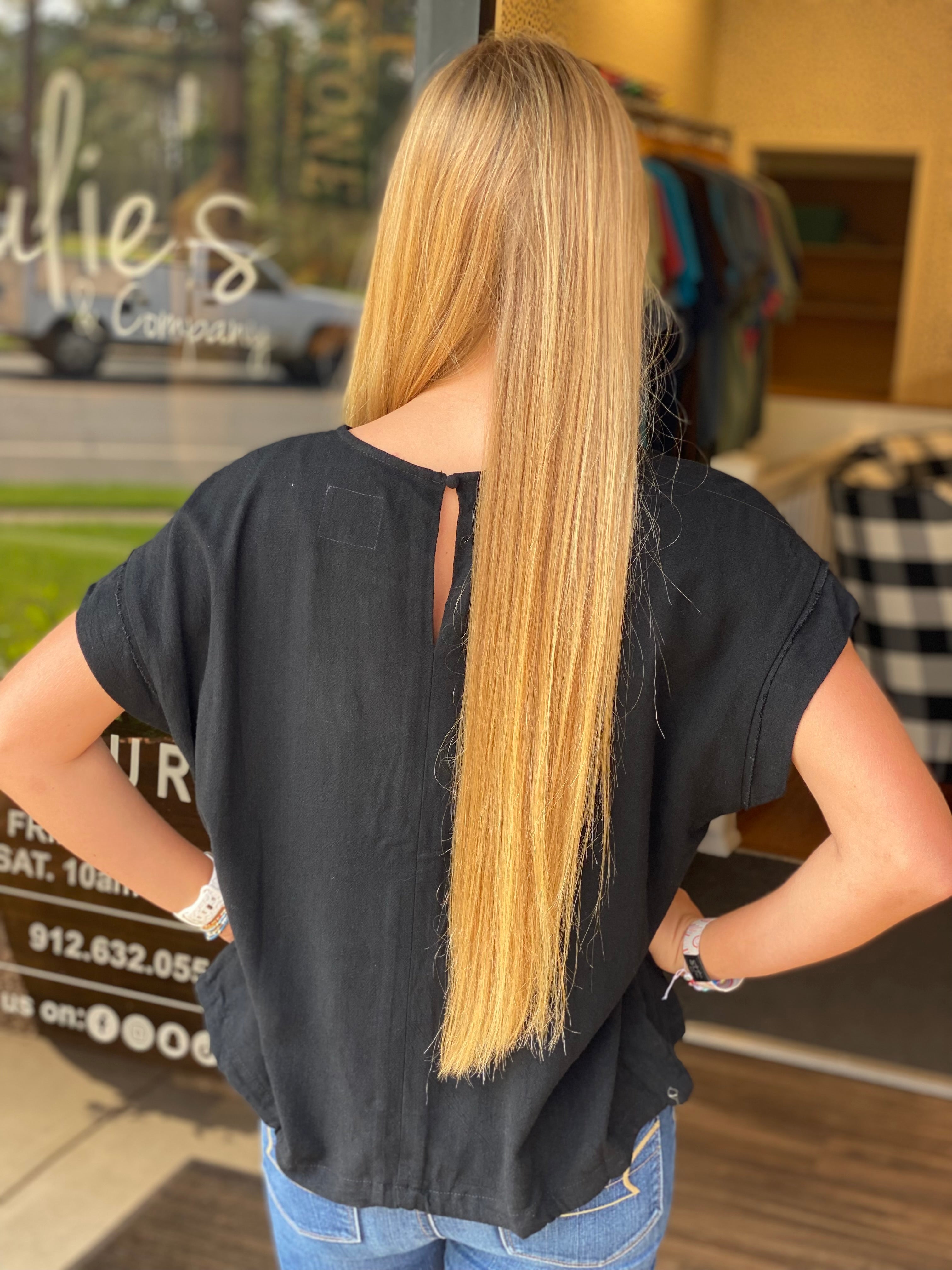 Anything But Basic Top - Black