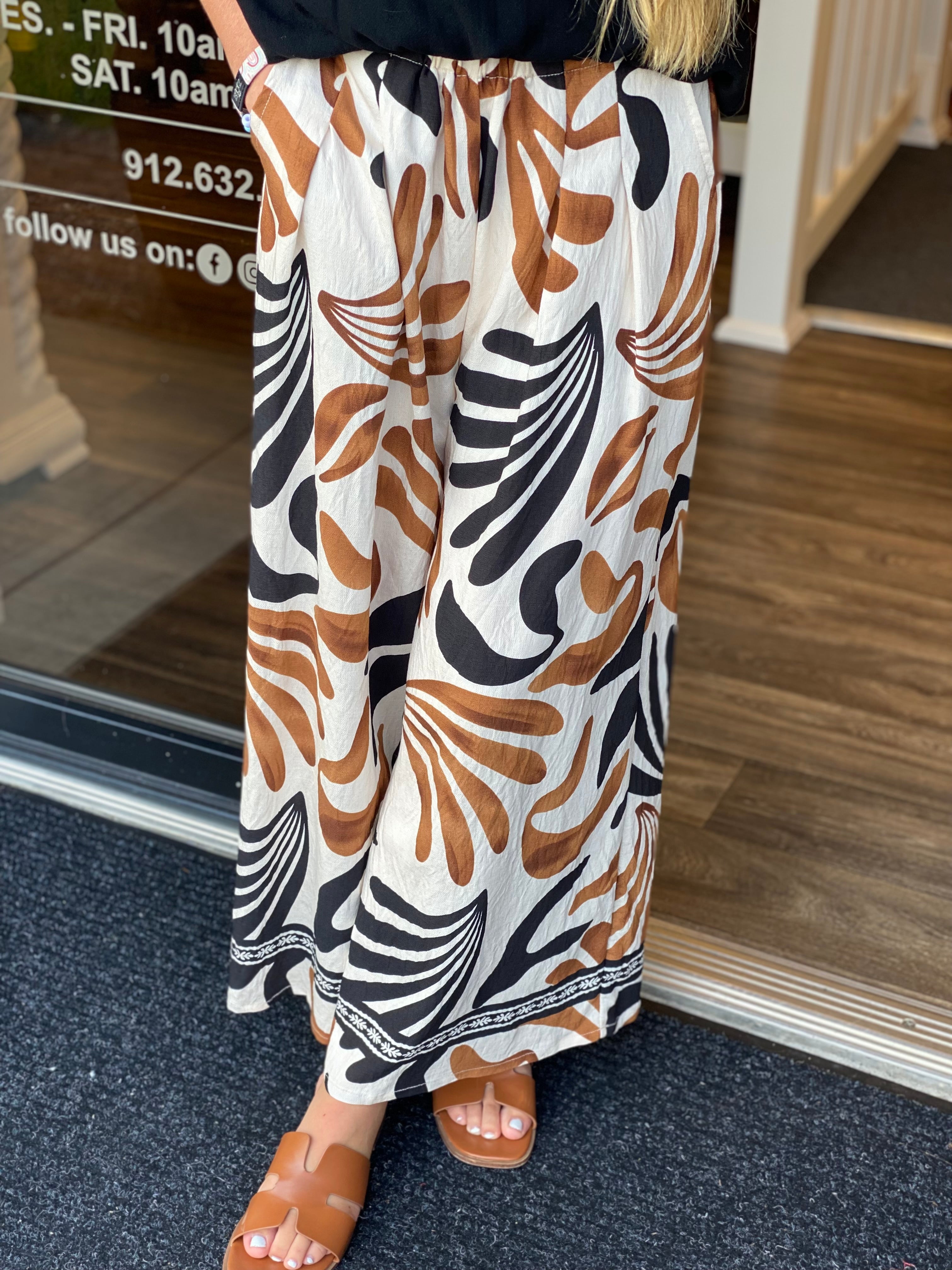 Off To Market Pants - Taupe