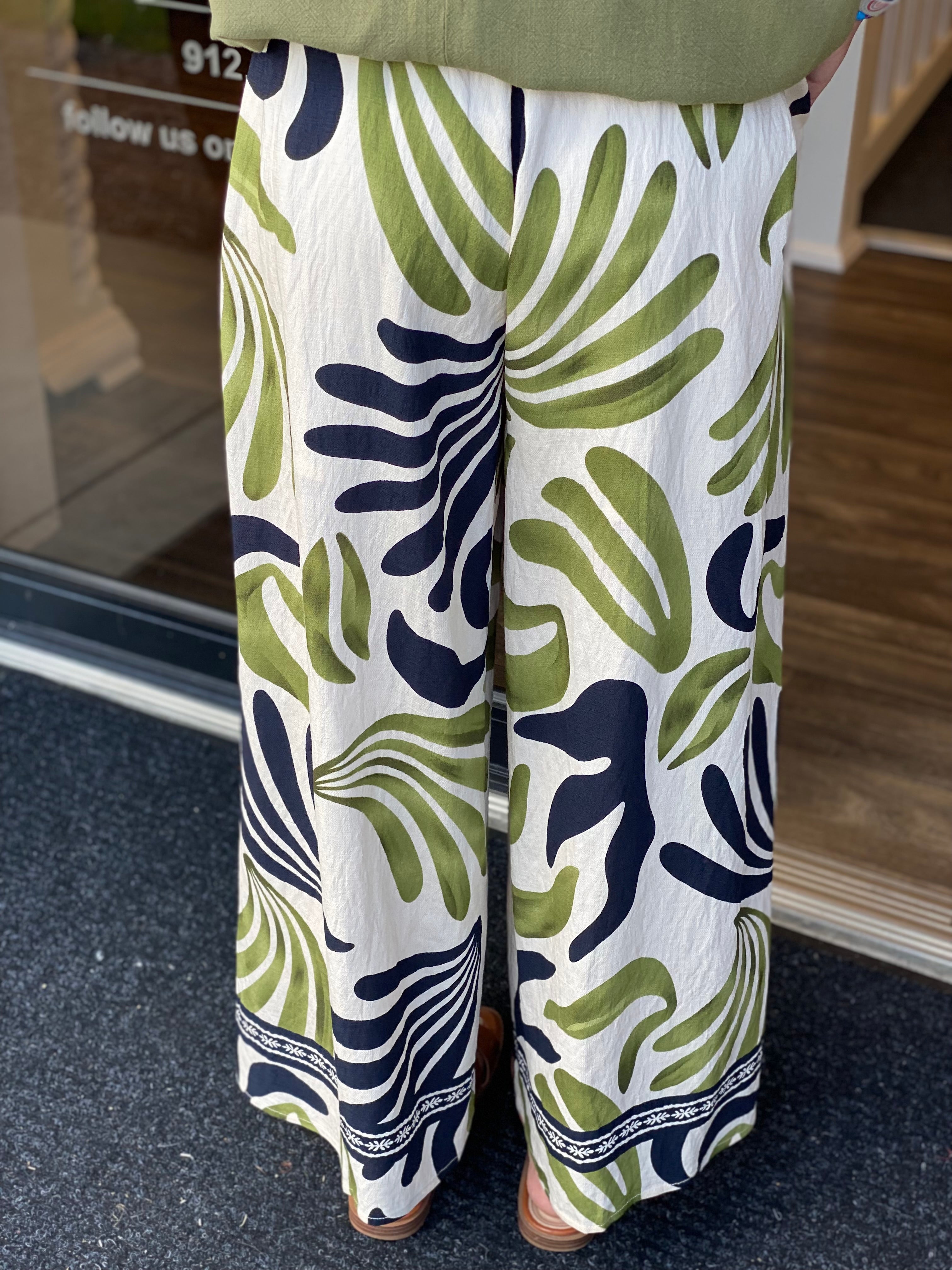 Off To Market Pants - Olive