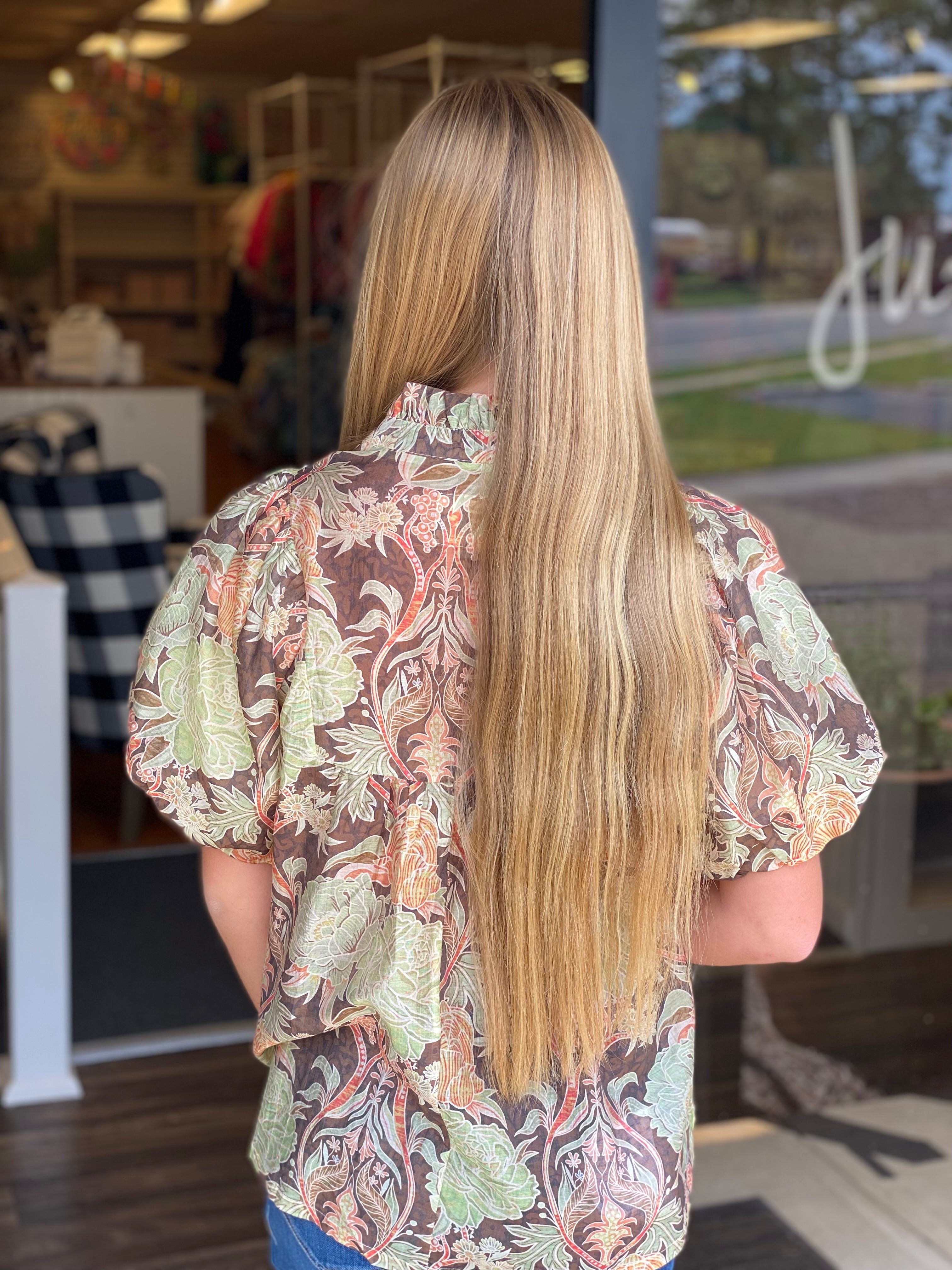 Cool Days Top - Brown