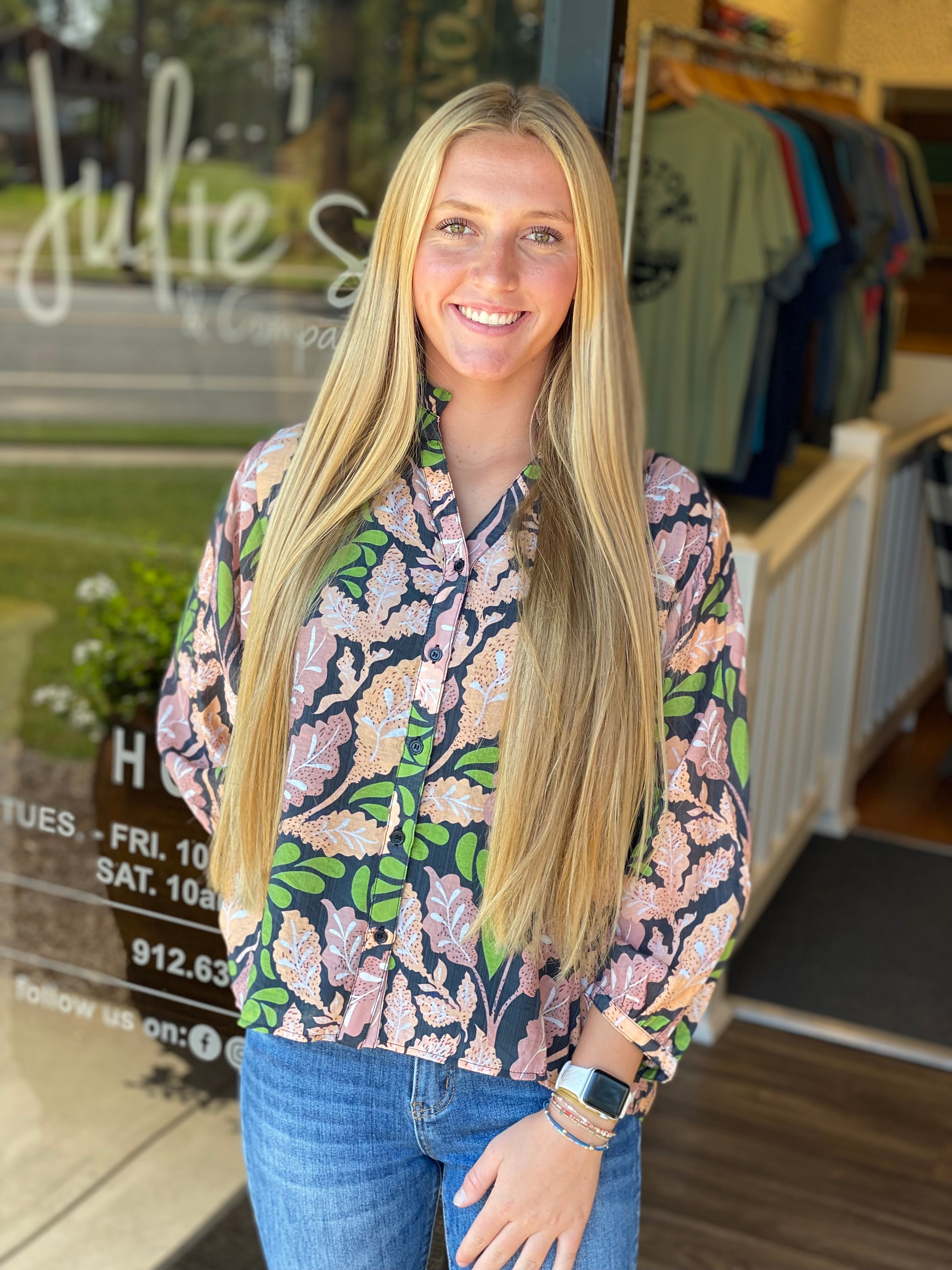 The Willow Top - Black