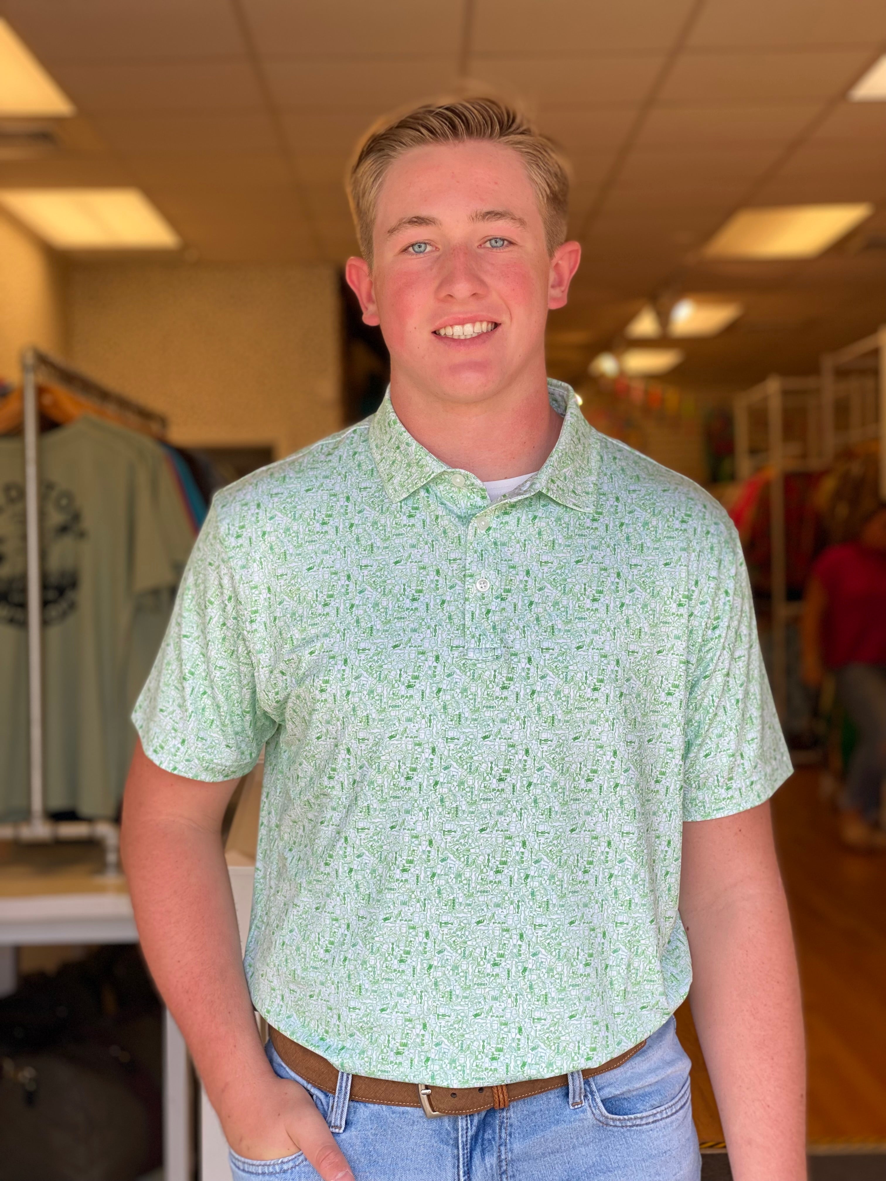 Bluecrest The Gimme Performance Polo - Green