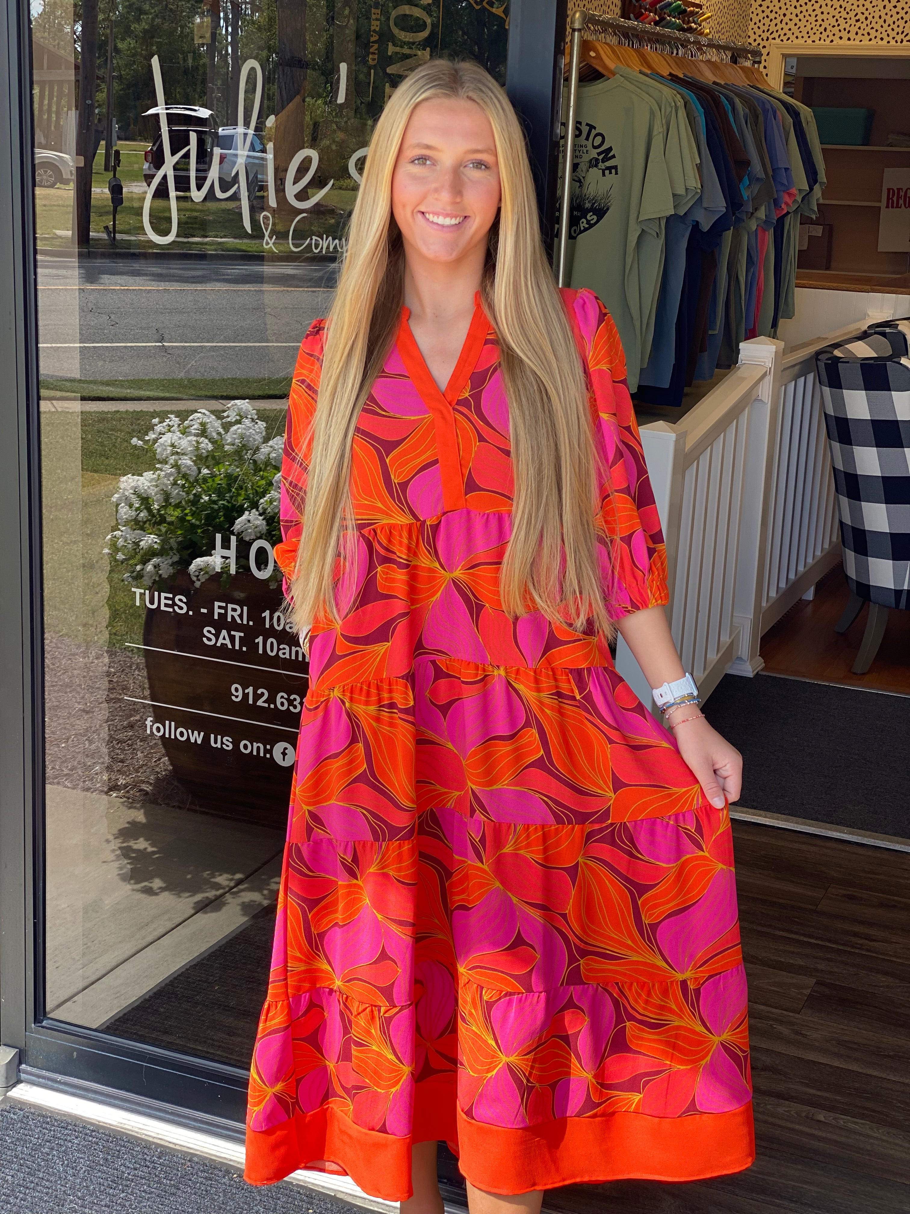 Mary Square Cameron Dress - Glow Over