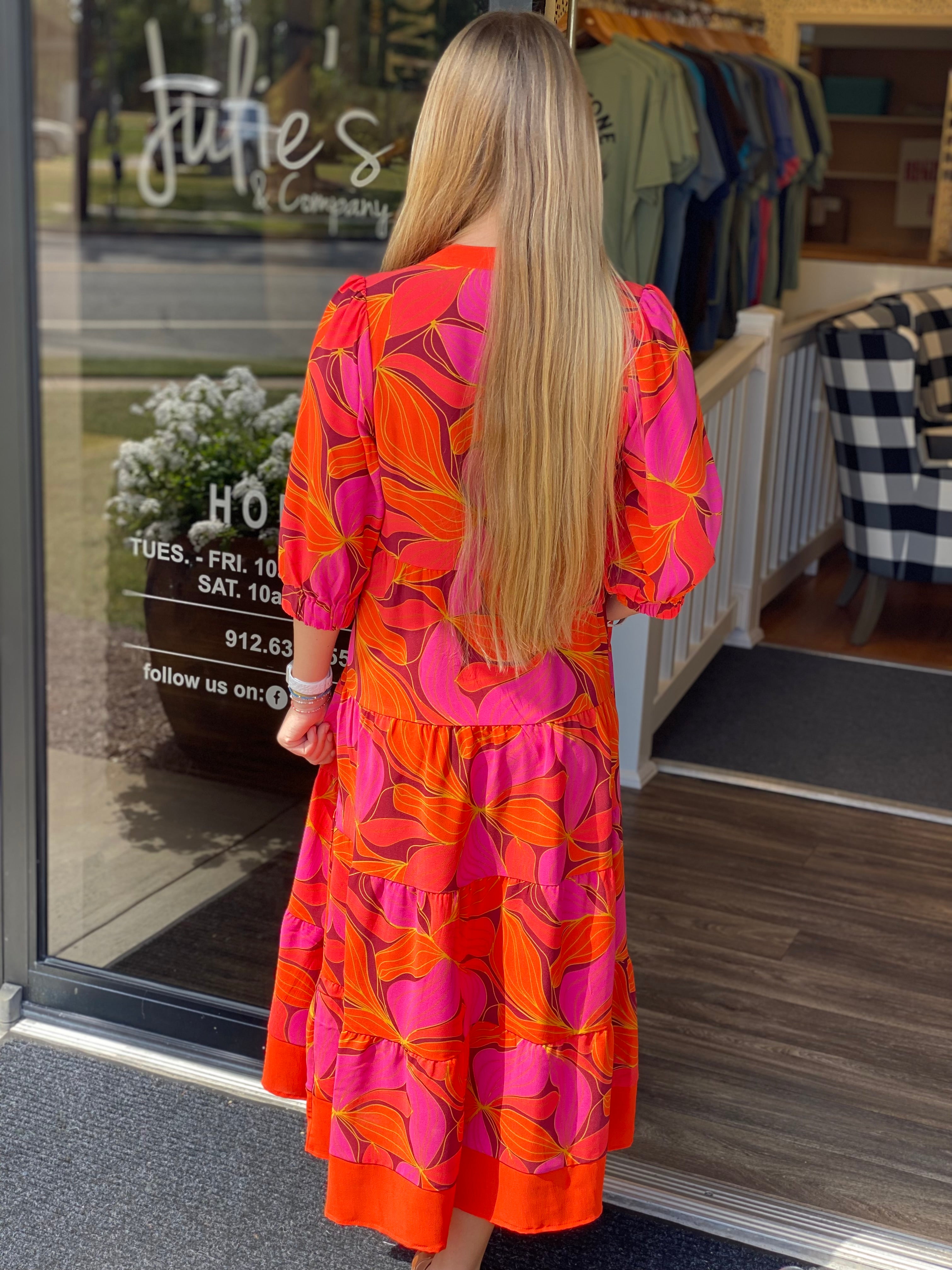 Mary Square Cameron Dress - Glow Over