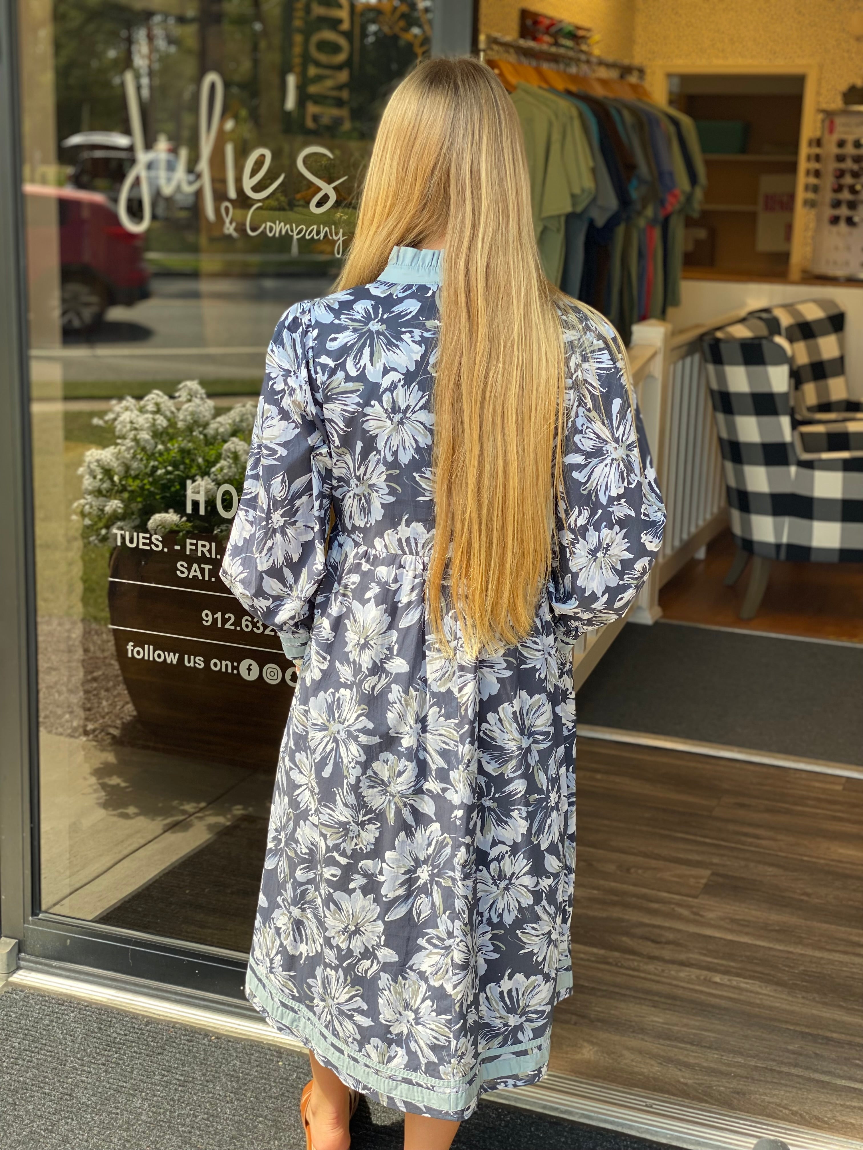 Autumn is Calling Dress - Navy
