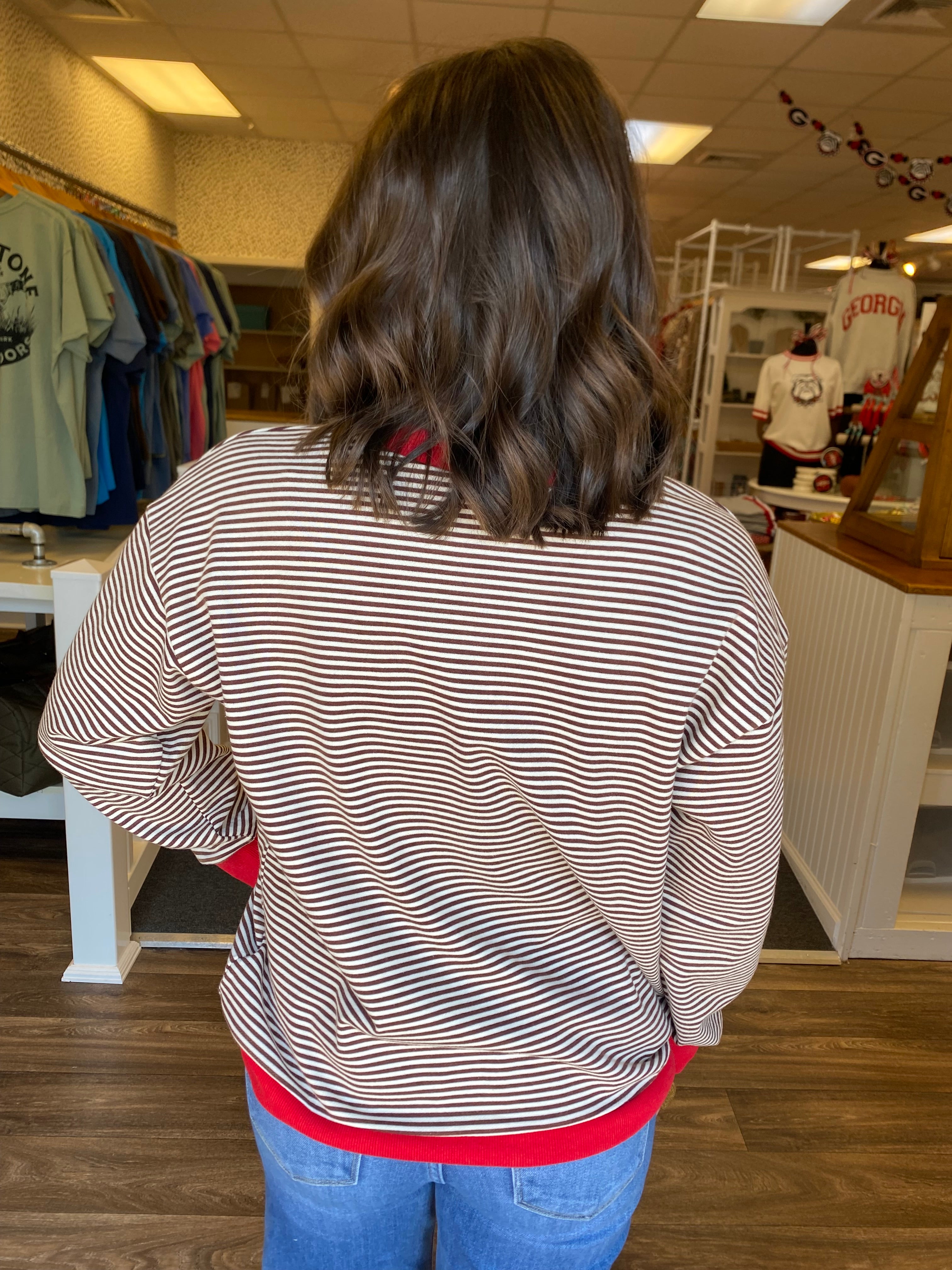 Cozy Evenings Top - Brown