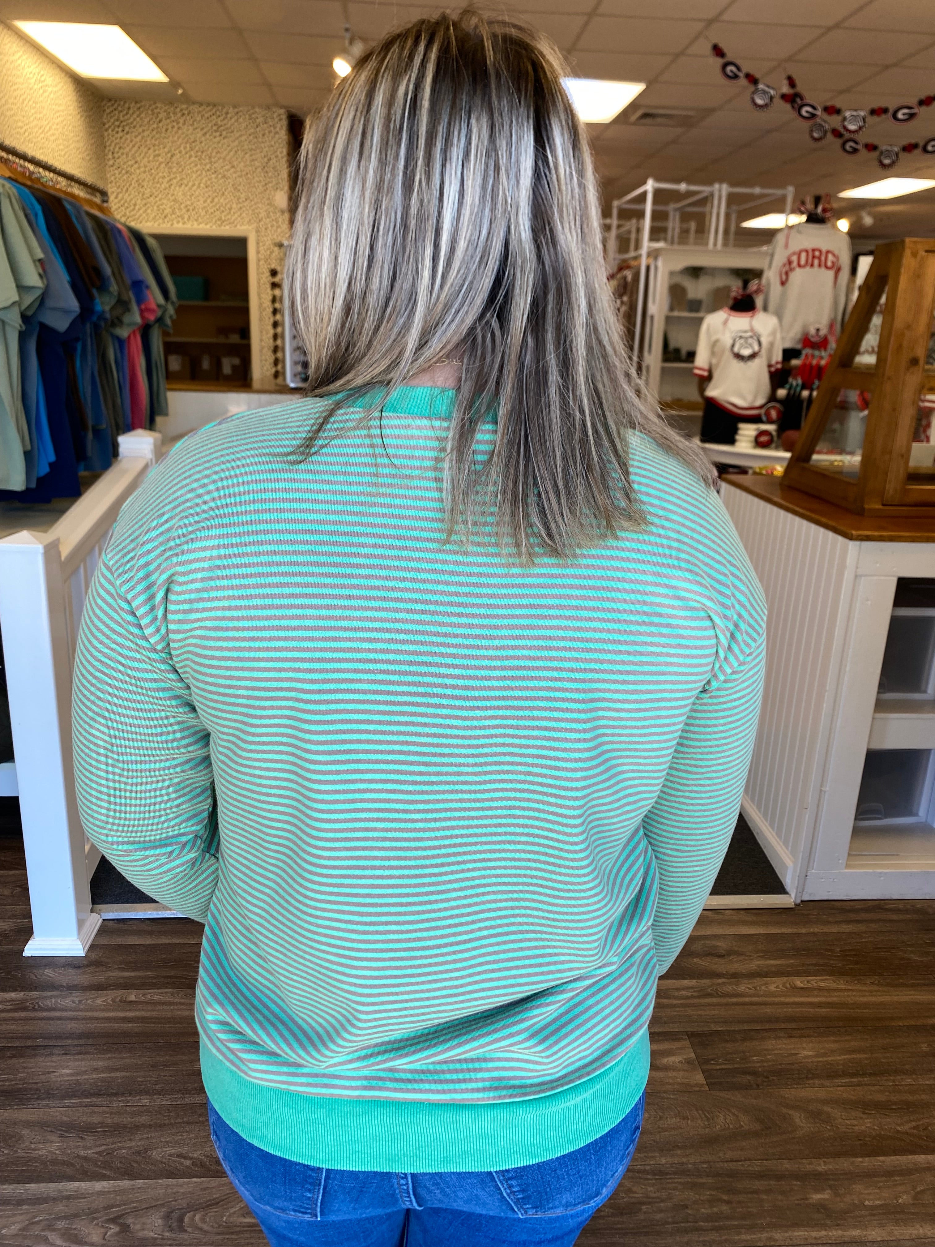Cozy Evenings Top - Green