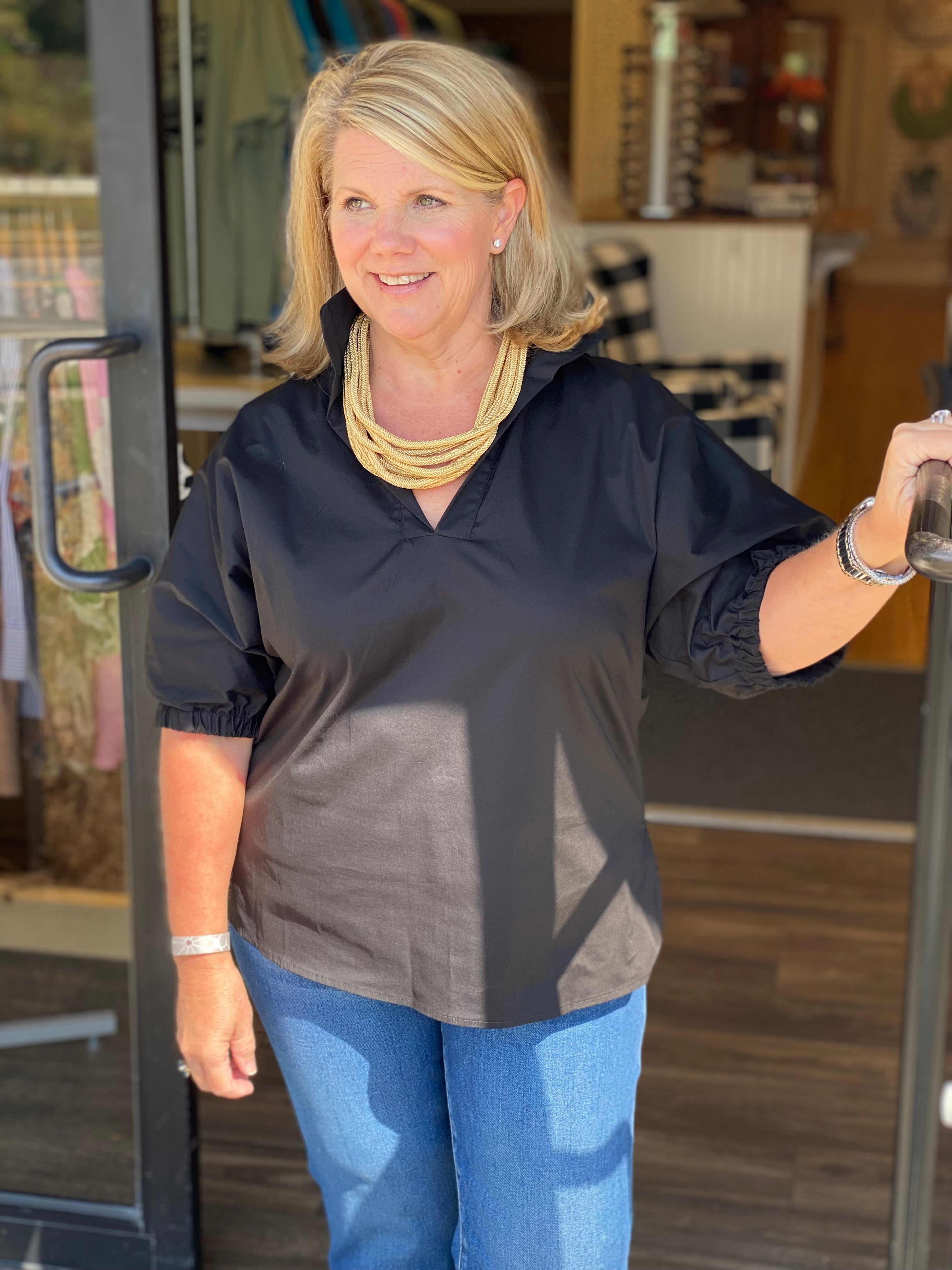 Adrienne Sloan Top - Black