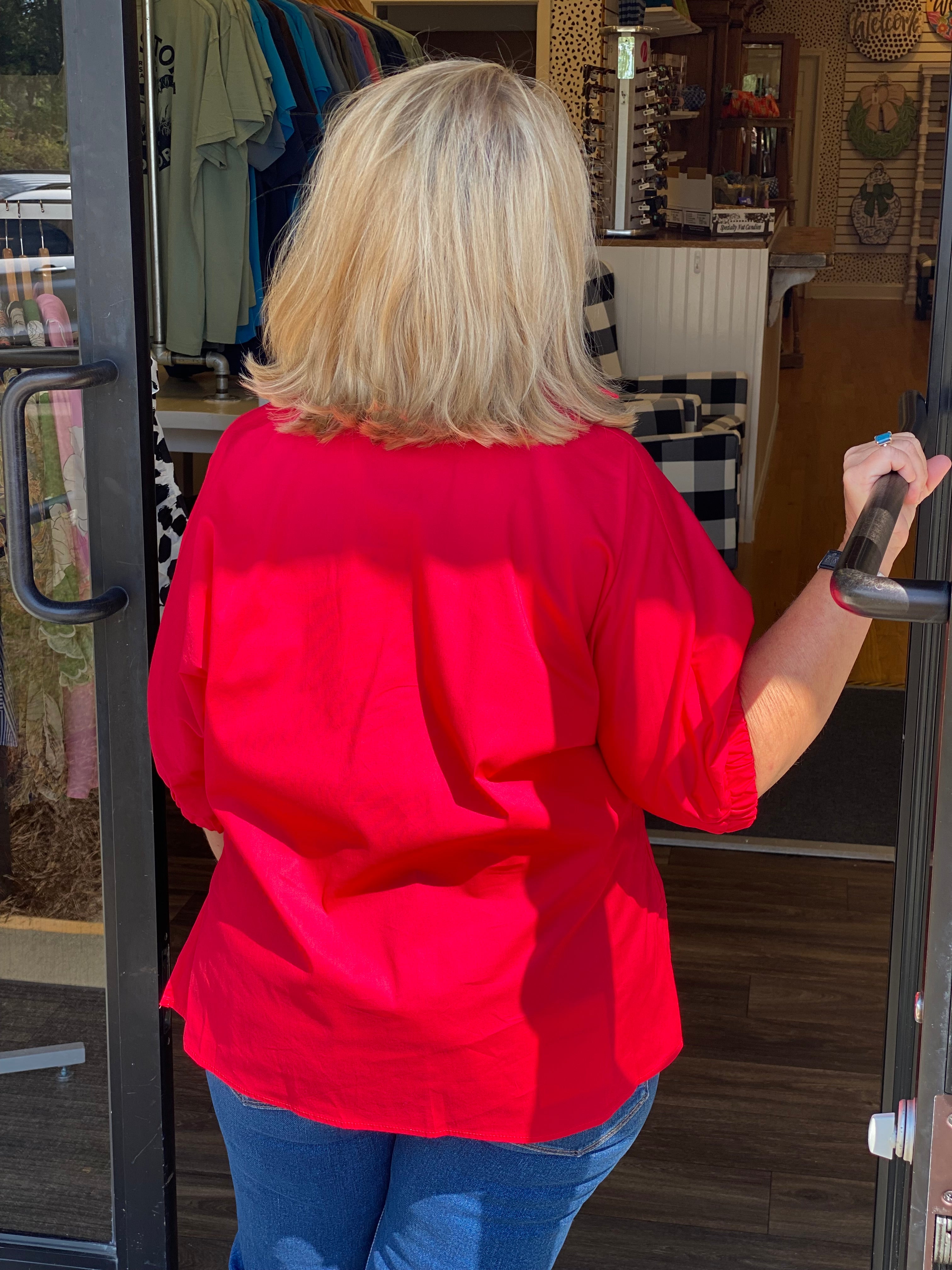 Adrienne Sloan Top - Red