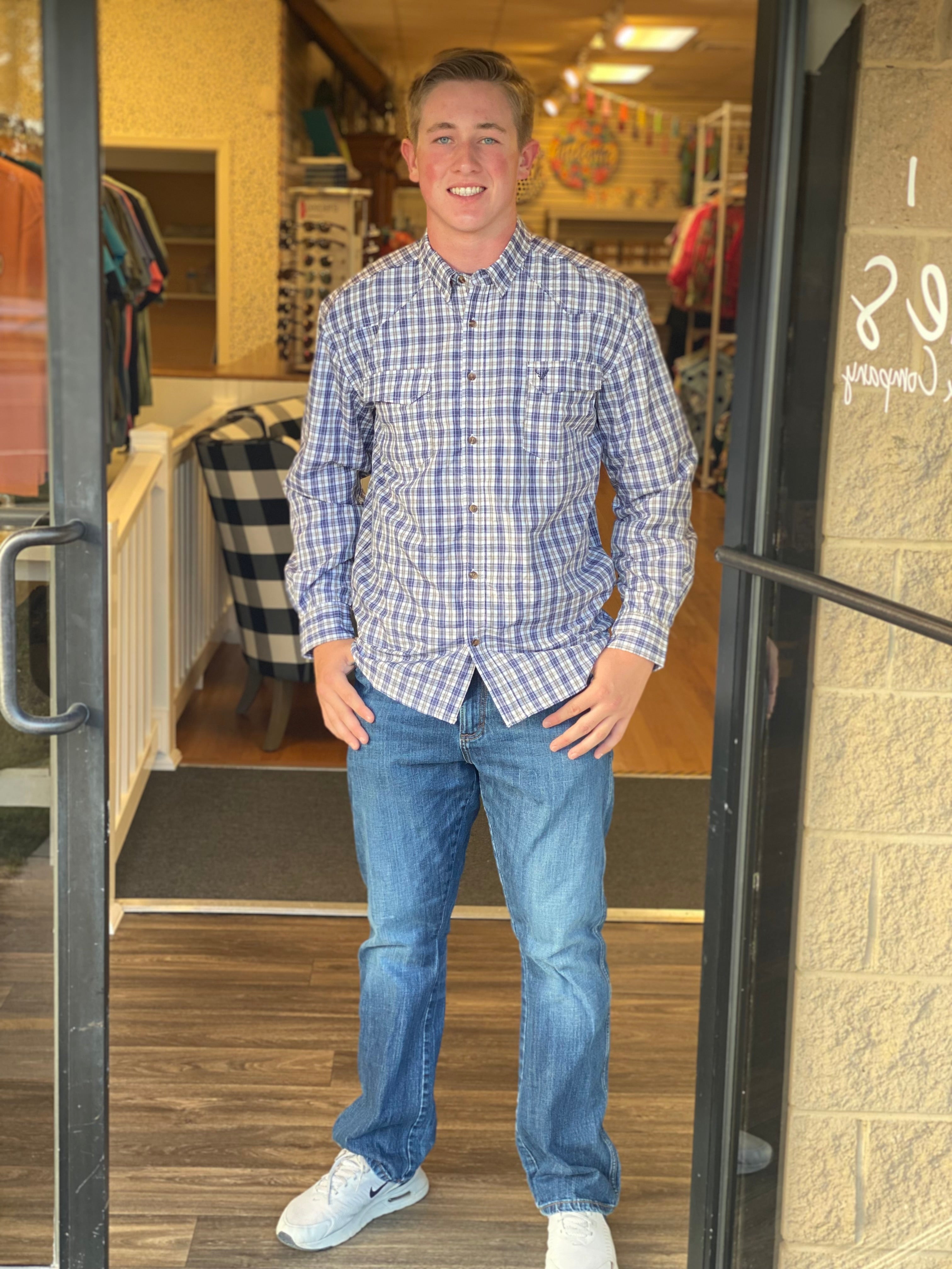Wildgame Diego Button Down - Blue