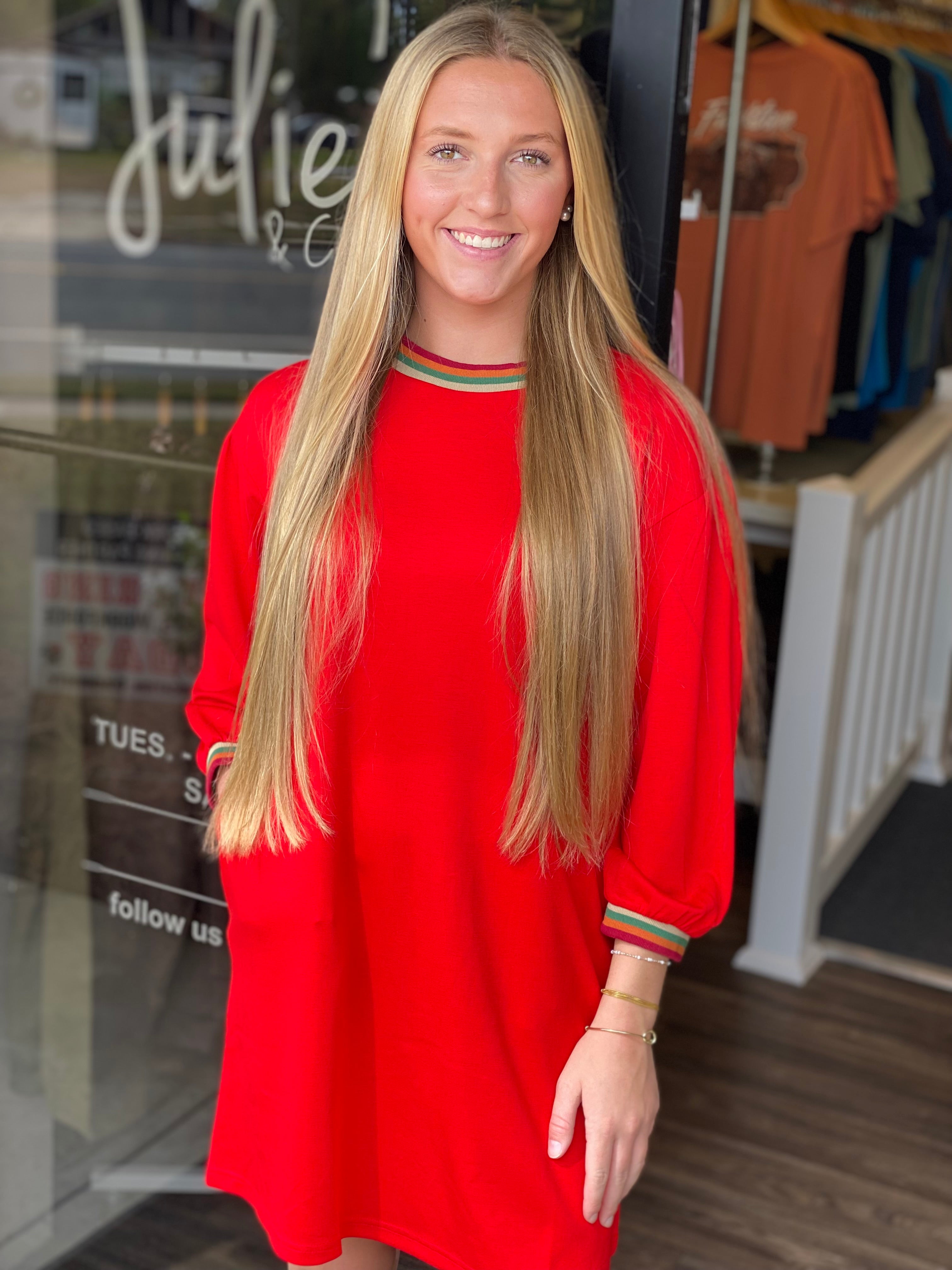 The Jennifer Dress - Red
