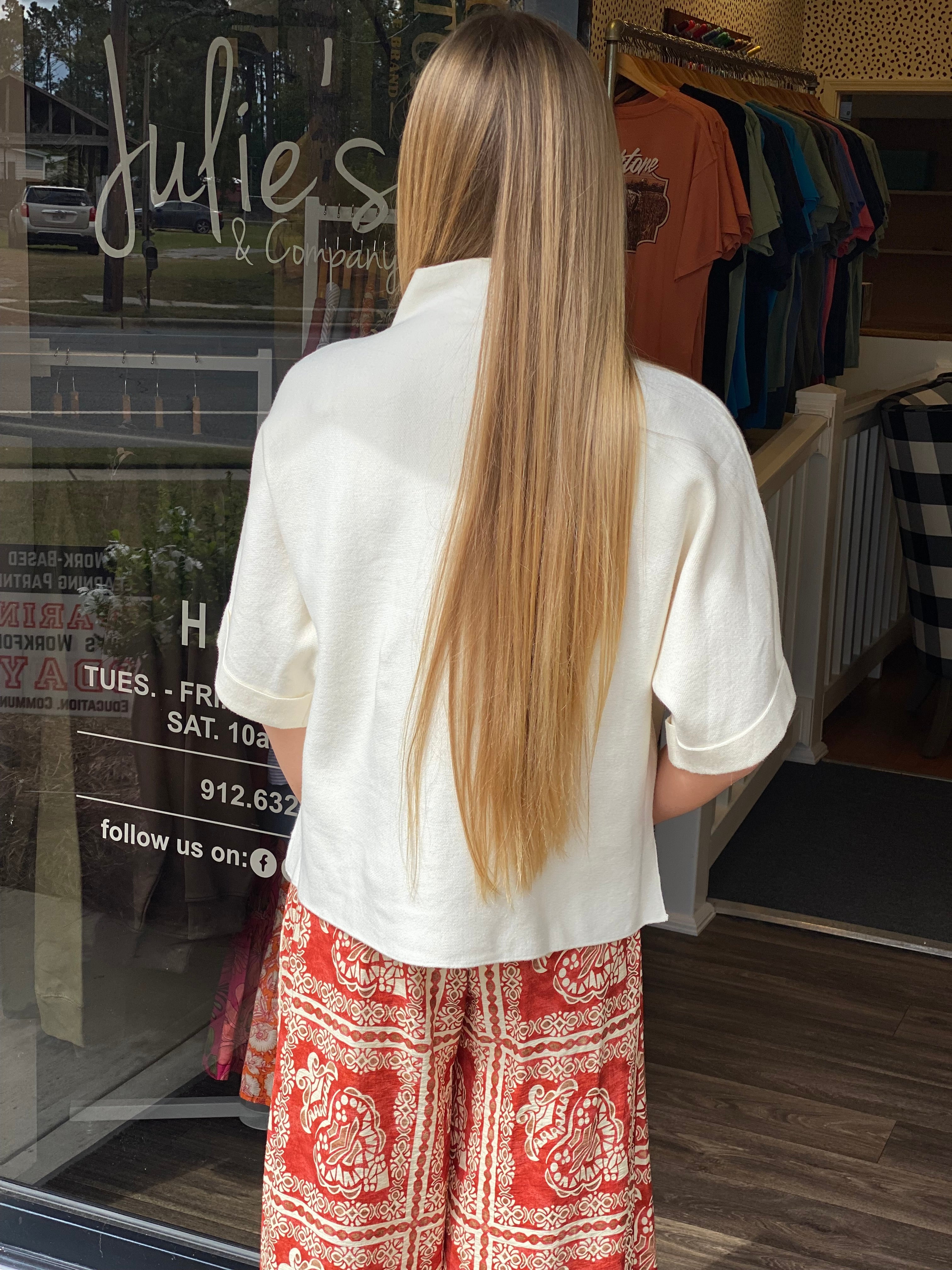 The Hartford Top - Ivory