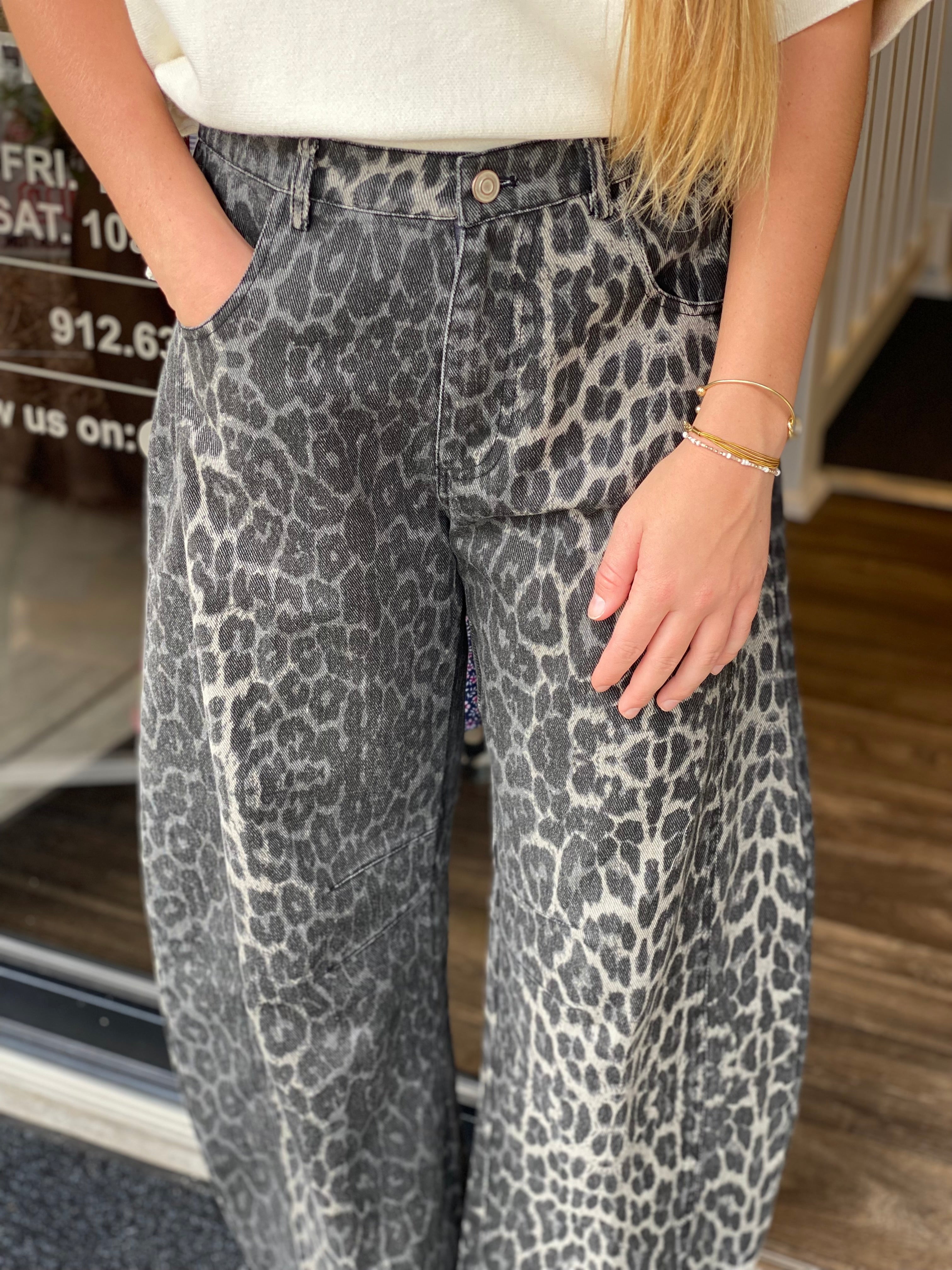 Fun Fall Pants - Grey