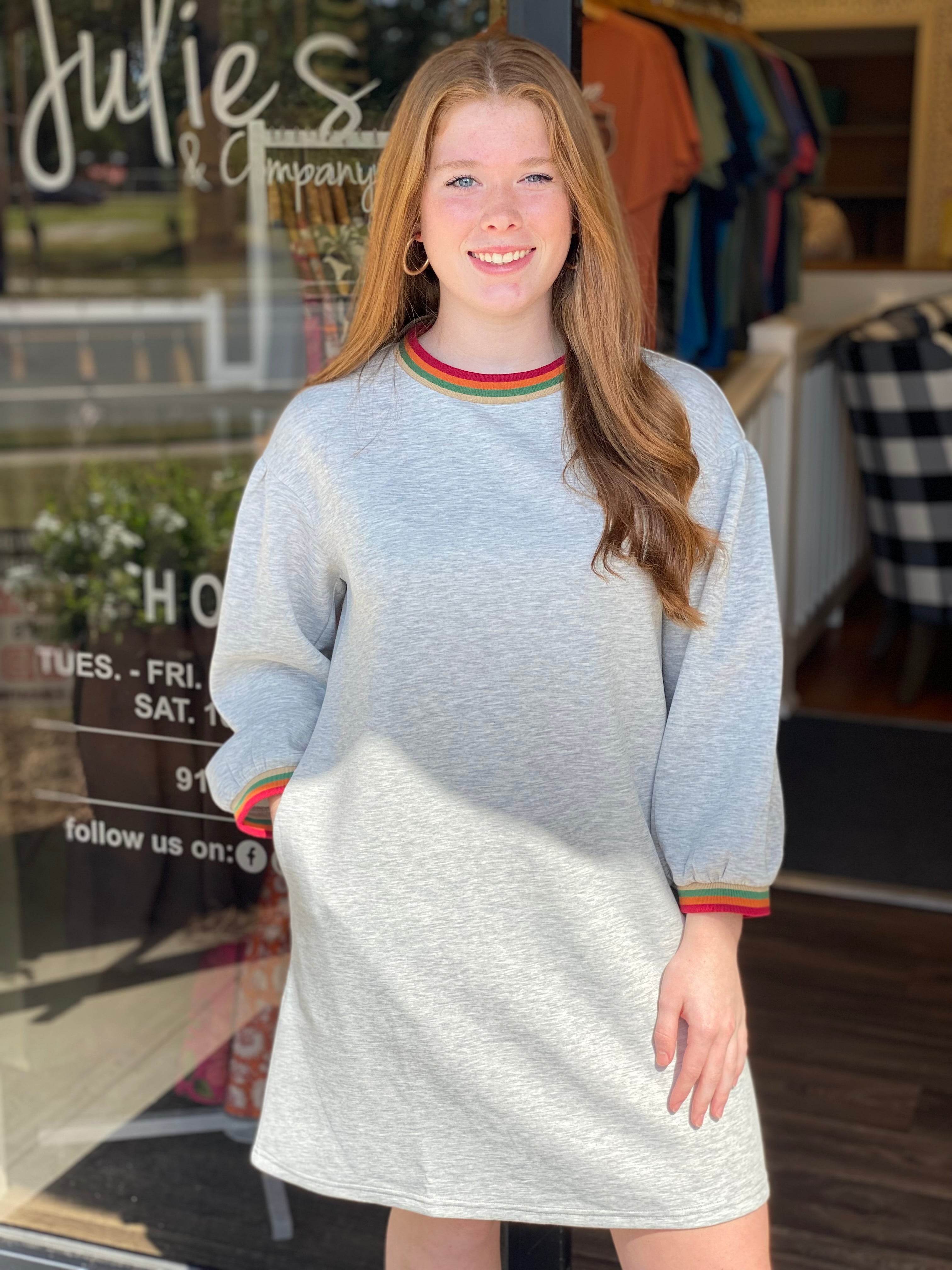 The Jennifer Dress - Grey