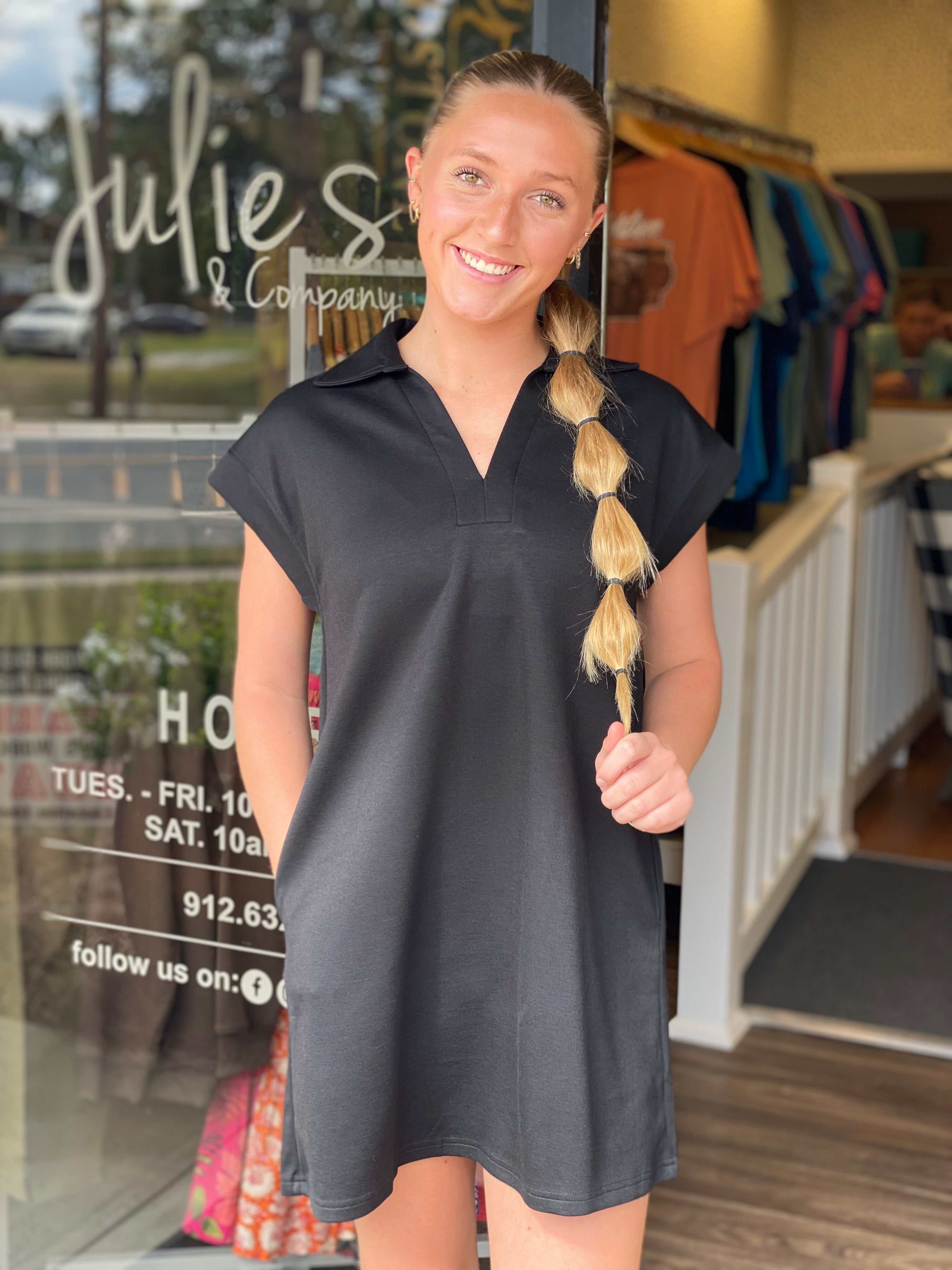 The Amelia Dress- Black