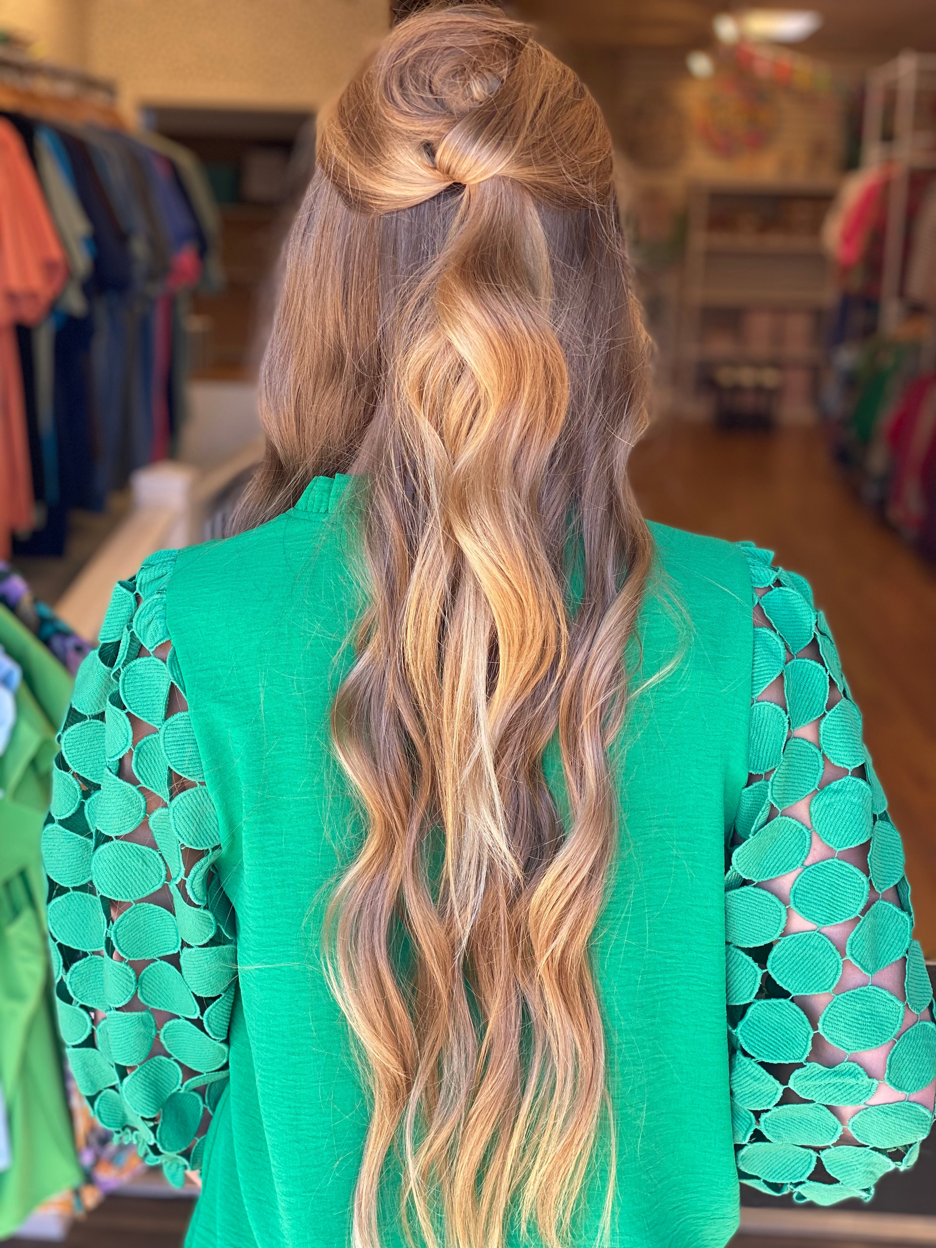 Signature Style Top - Kelly Green